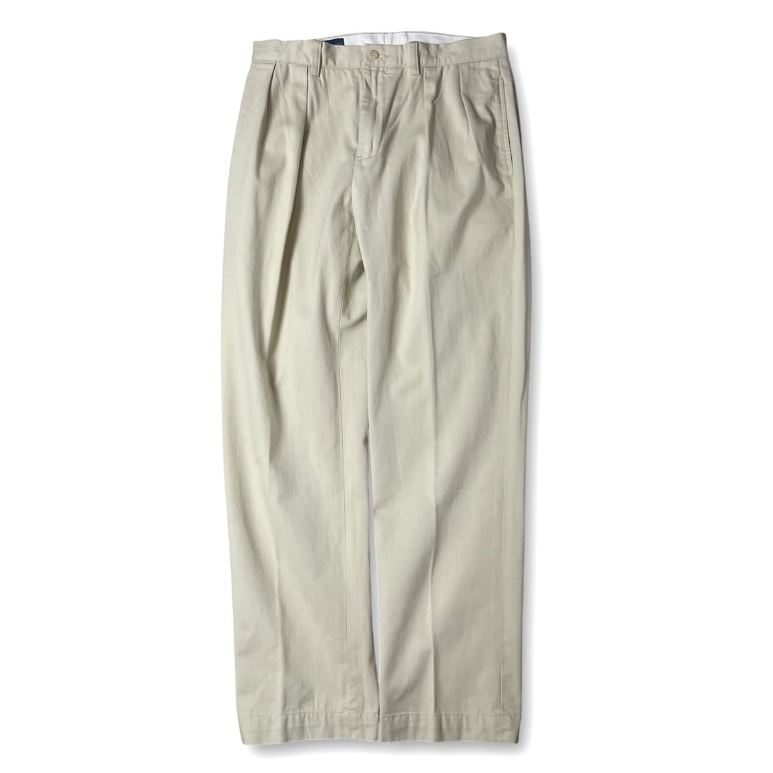 (32) 폴로 랄프로렌 아이보리 핀턱 코튼 팬츠 상품이미지1