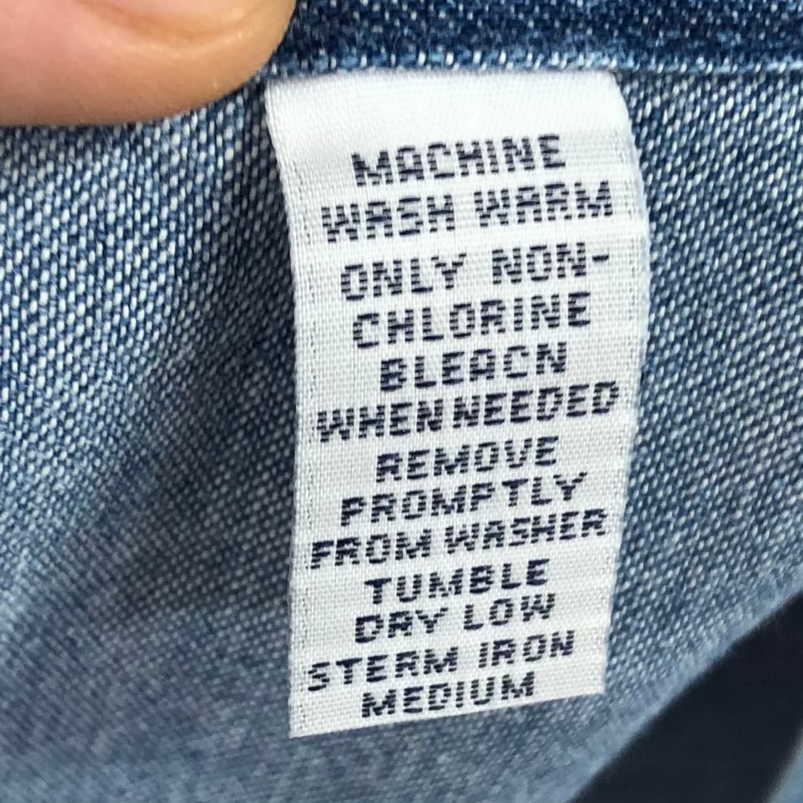 XL 폴로 데님 셔츠 상품이미지4