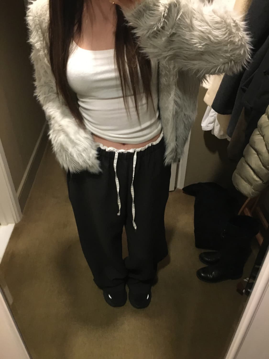 아워캐비넷 그루밍 퍼 후드 상품이미지6