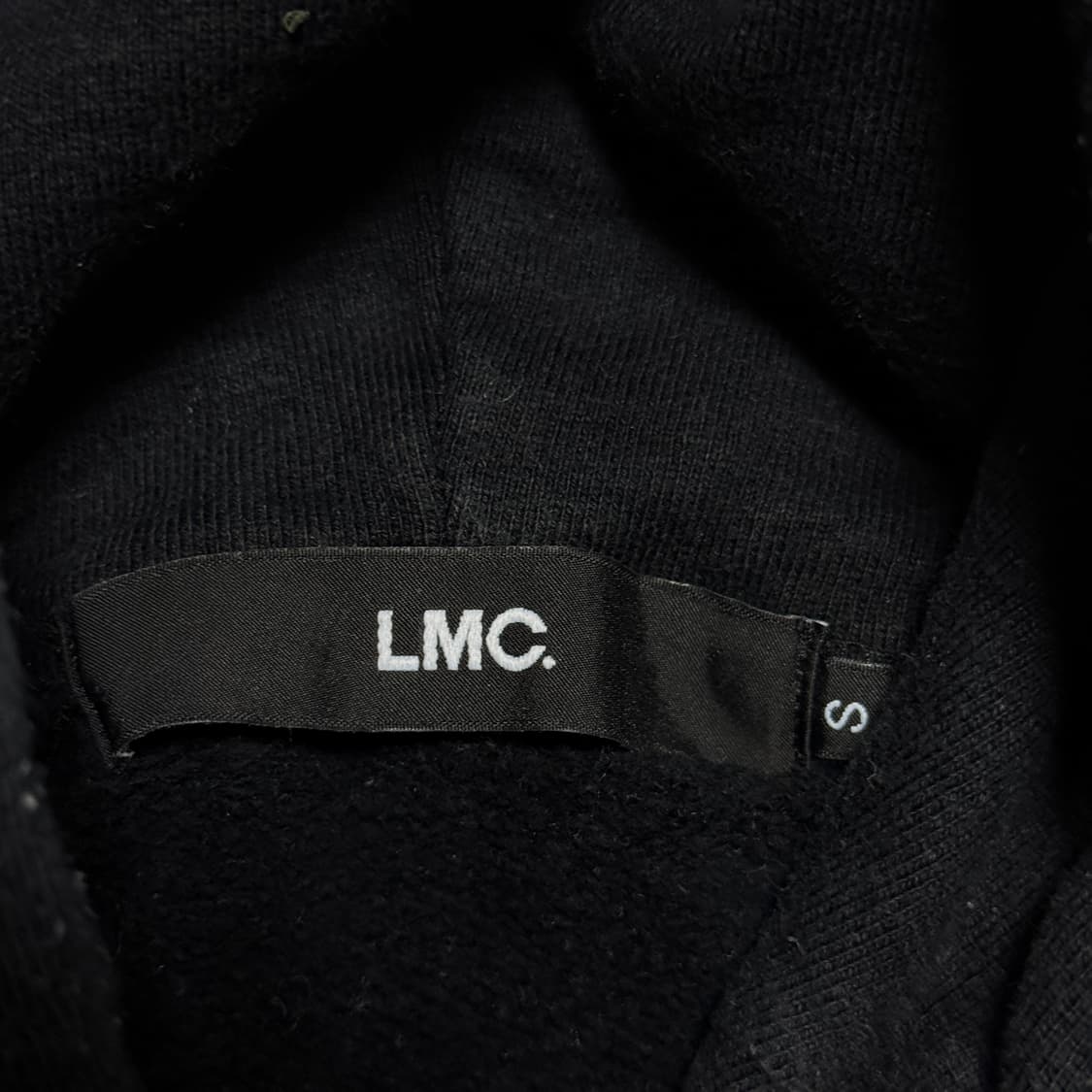 LMC 블랙 스펠아웃 로고 후드티 s 상품이미지4
