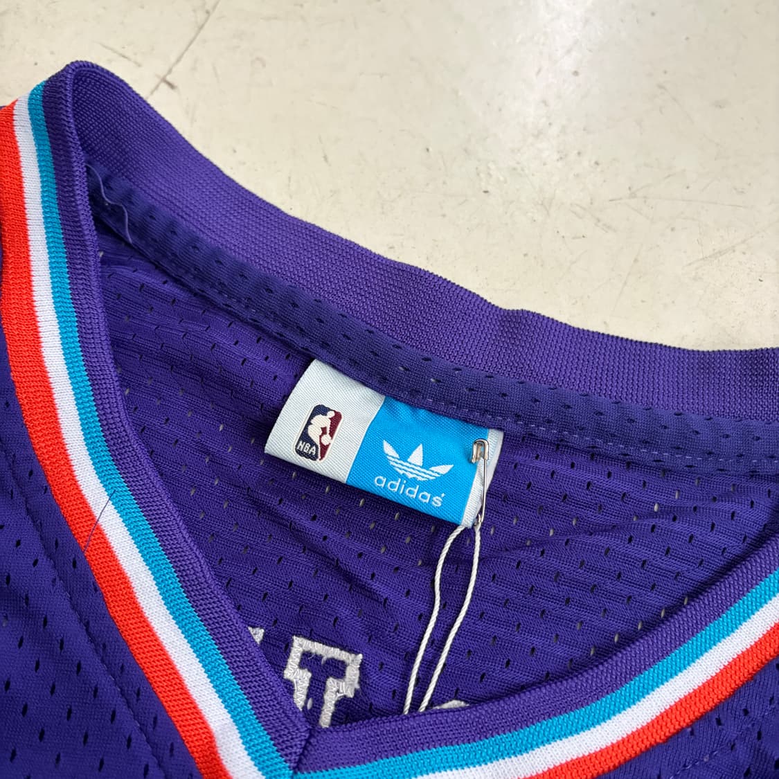 90s 아디다스 NBA 유타 재즈 빈티지 농구져지 유니폼 XL 상품이미지4
