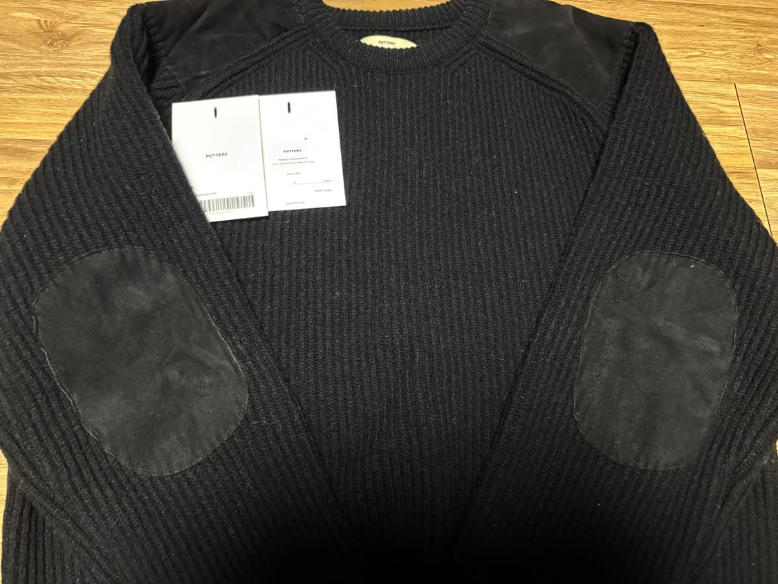 포터리 밀리터리 크루넥 니트 2사이즈 판매 상품이미지2