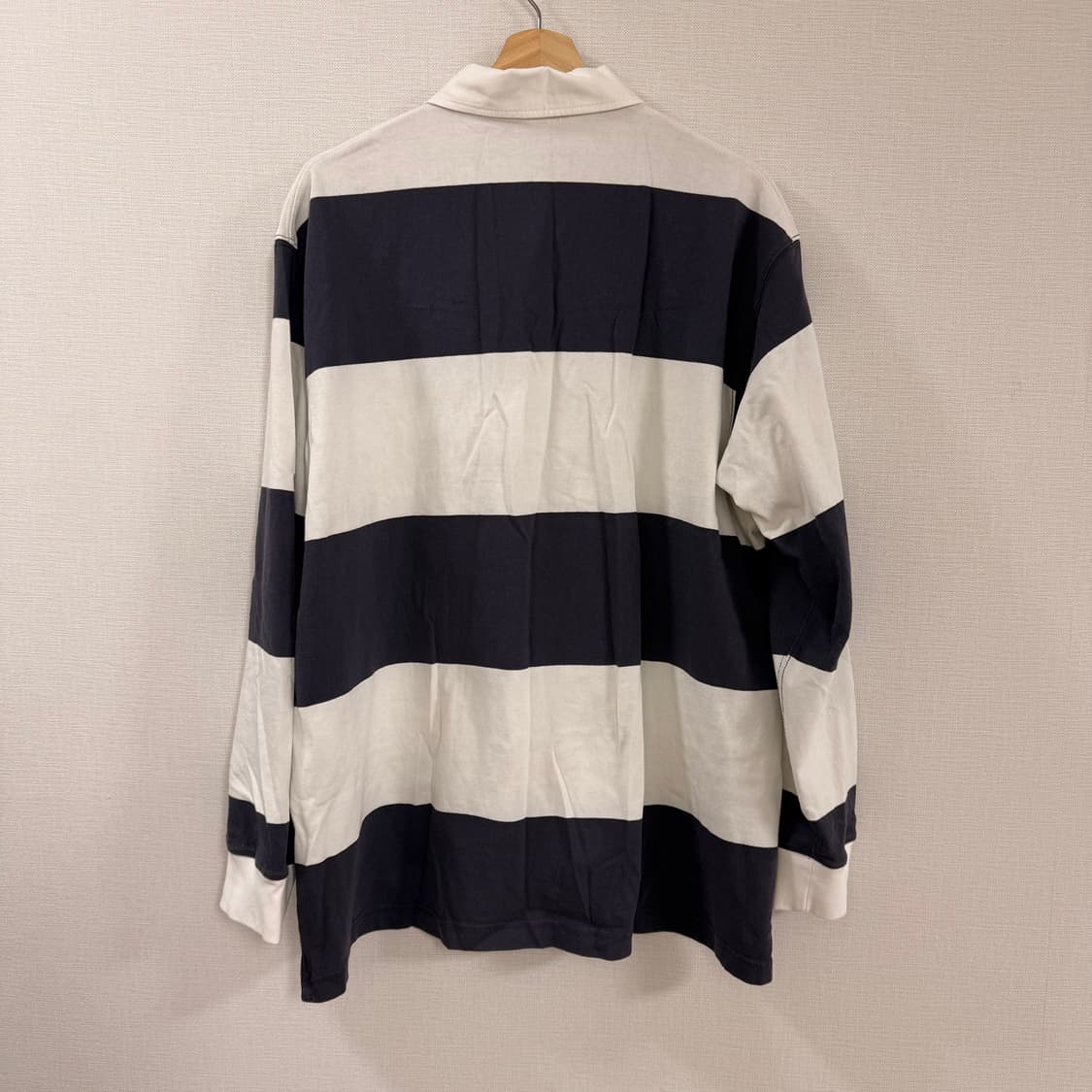 [XL] 오버사이즈러거스트라이프폴로셔츠 상품이미지4