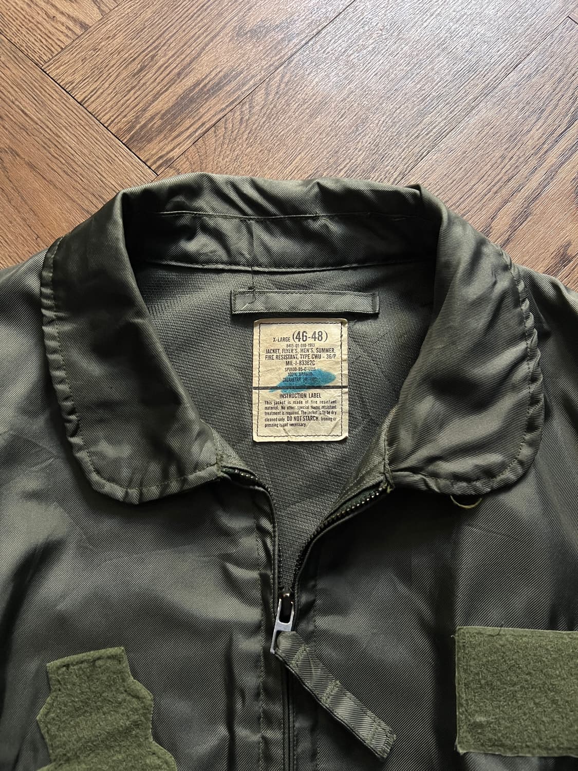 [XL]90's 오리지널 미 공군 CWU-36P 항공 점퍼 상품이미지2