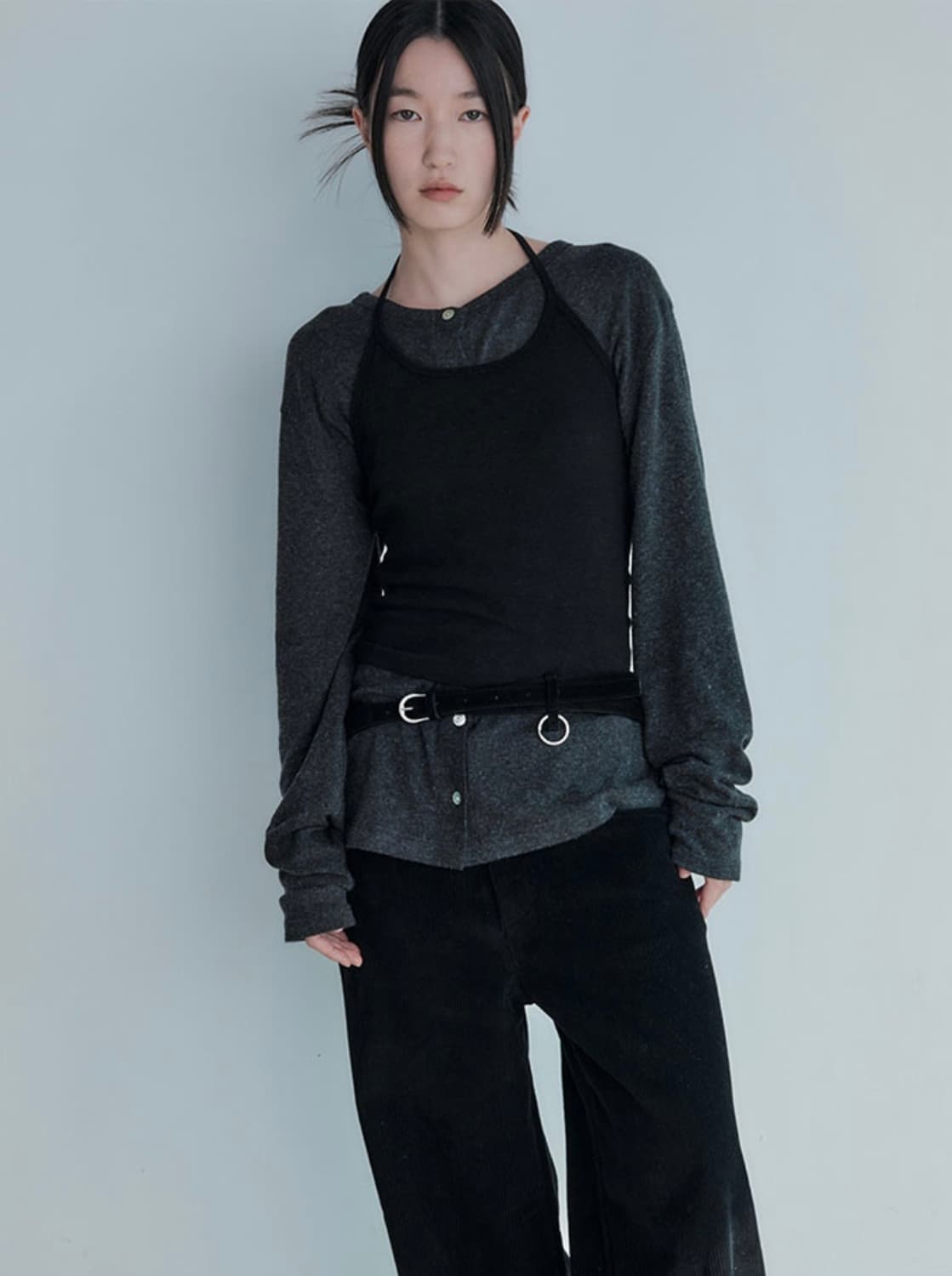 리포스 앙고라 홀터넥 나시 상품이미지1