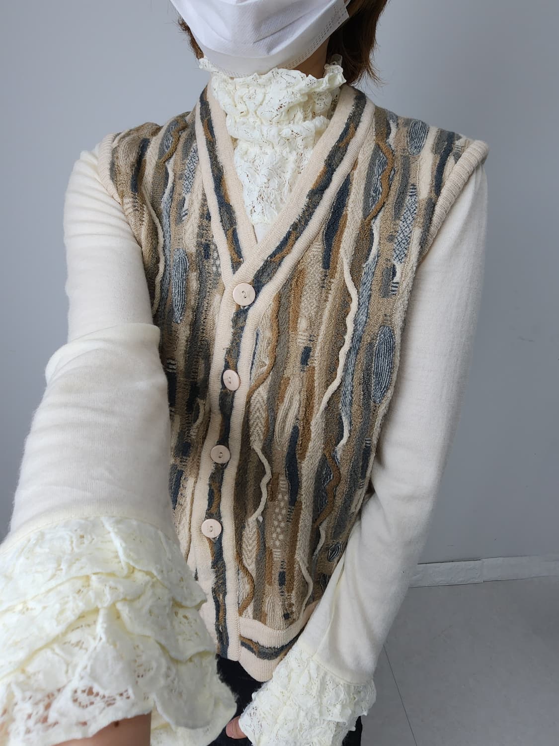 (Purely Australian)케이블 니트 베스트 상품이미지2