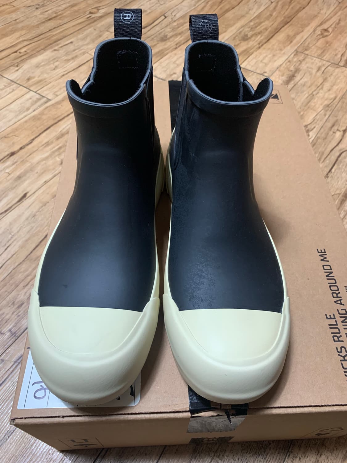 로스트가든 서브카테고리 레인부츠 SUB_F751 블랙 크림 44 290 상품이미지7