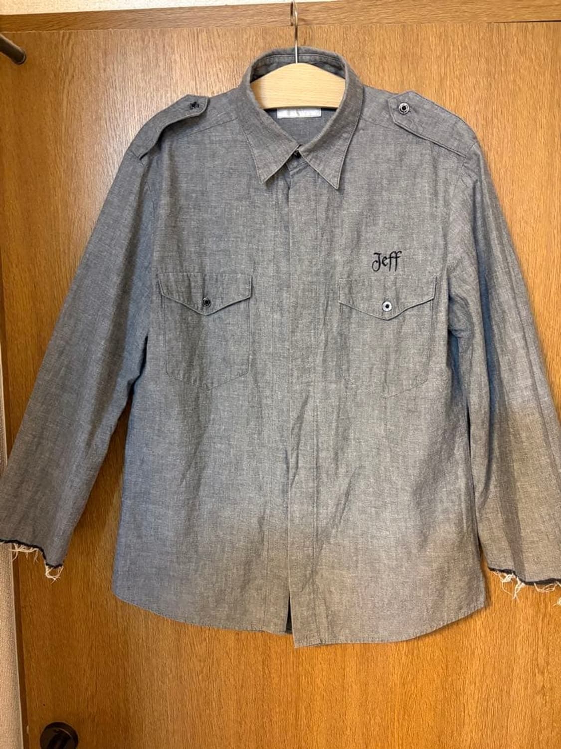 01SS 넘버나인 미스테리 화이트 보이 스컬 셔츠 상품이미지2