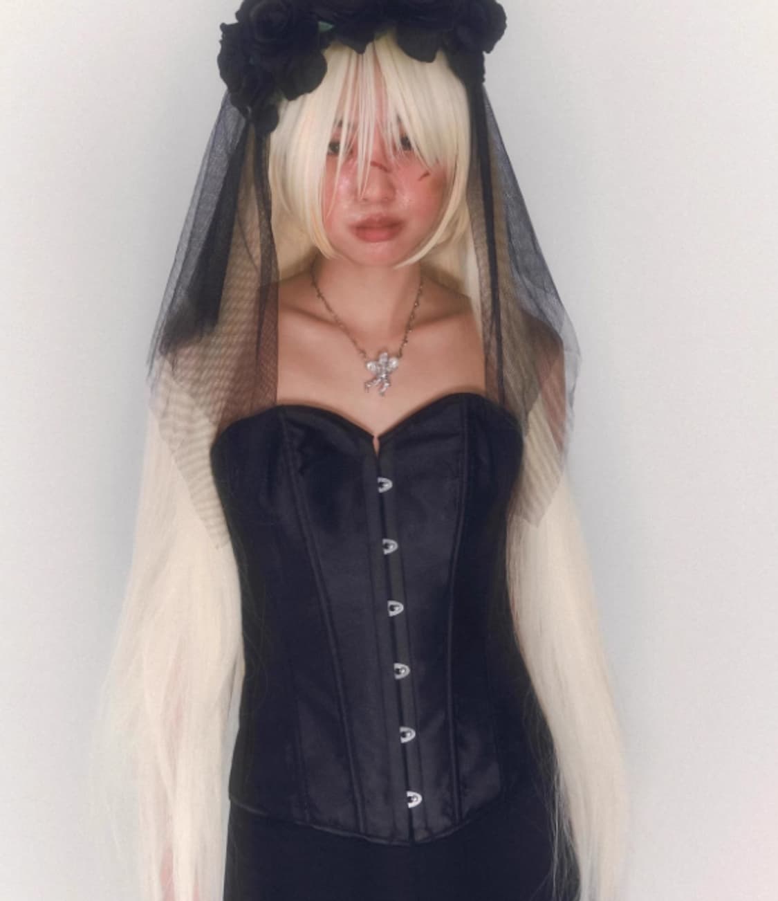 Angel in cowboy boots necklace white 상품이미지5