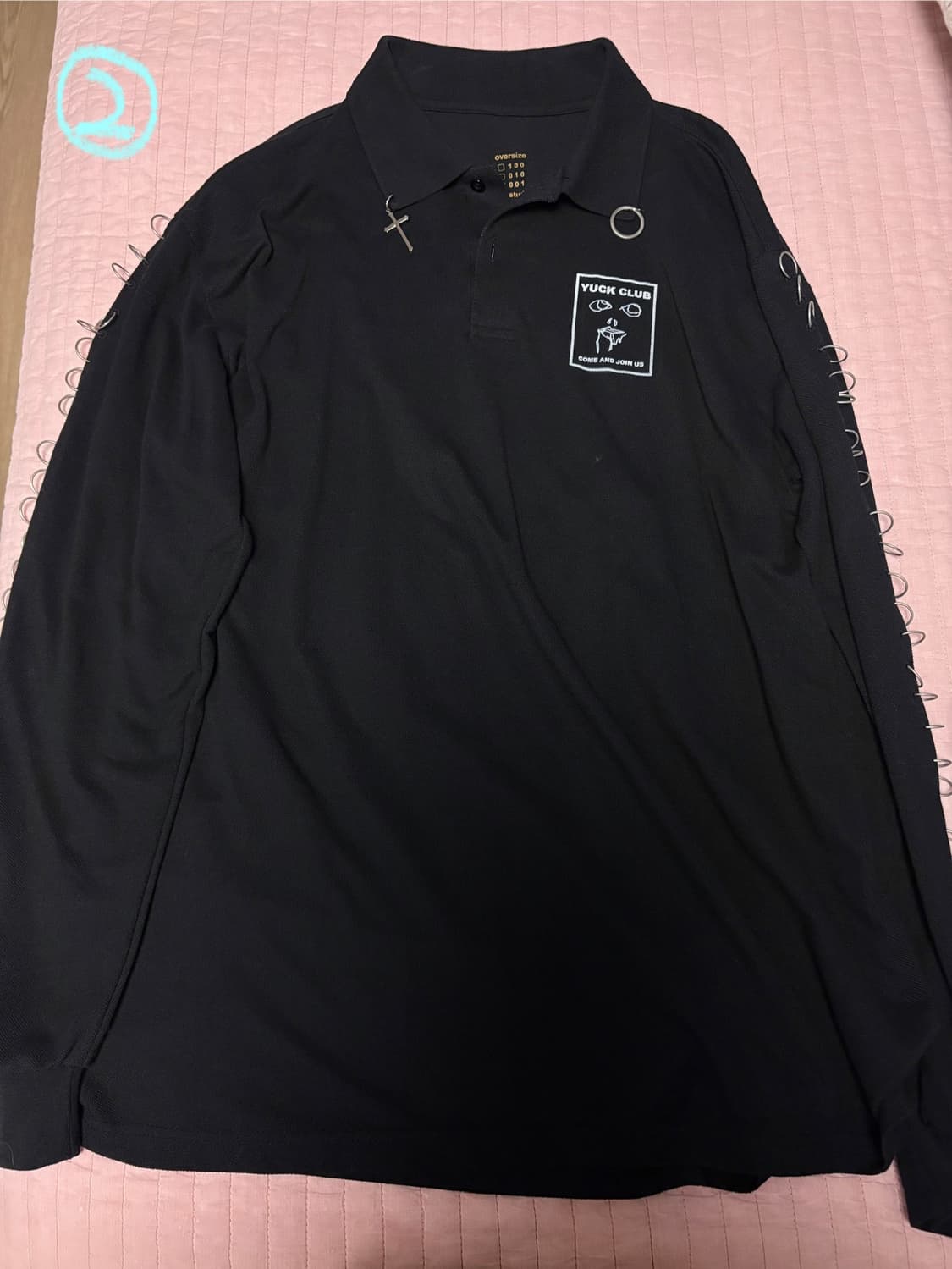 클럿스튜디오 피어싱 링 롱슬리브 pk 카라티 상품이미지6