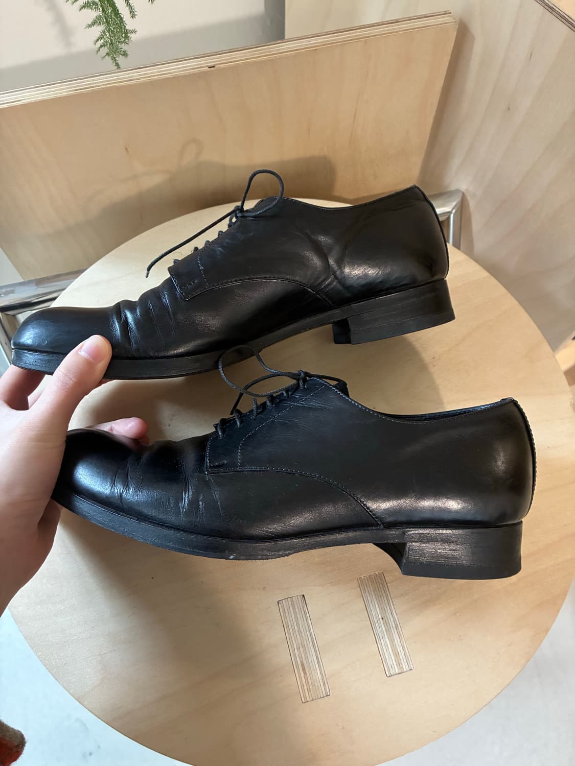 꼼데가르송 트리콧 구두 상품이미지4