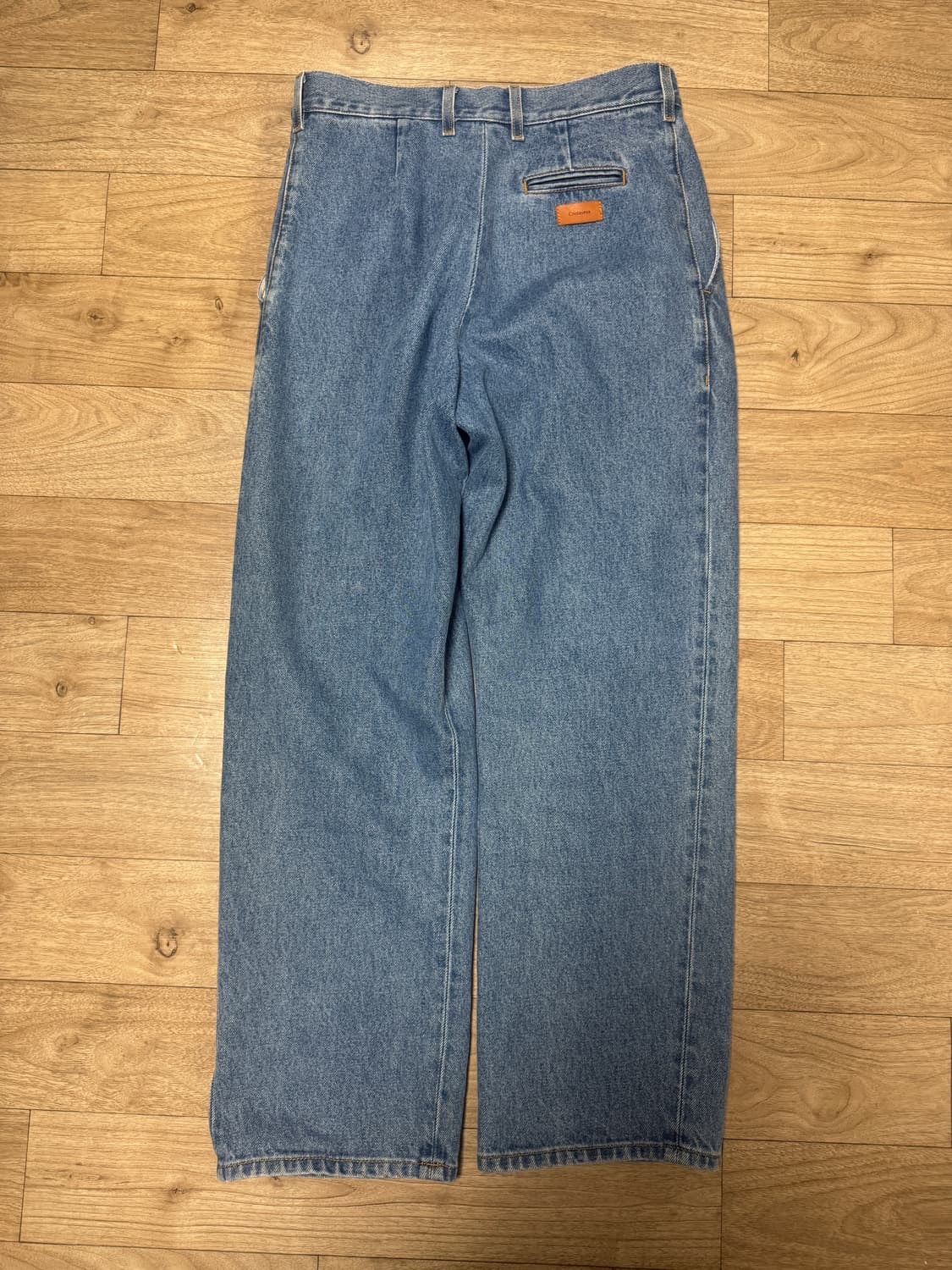 크리스타세야 플리츠 데님 s 상품이미지2