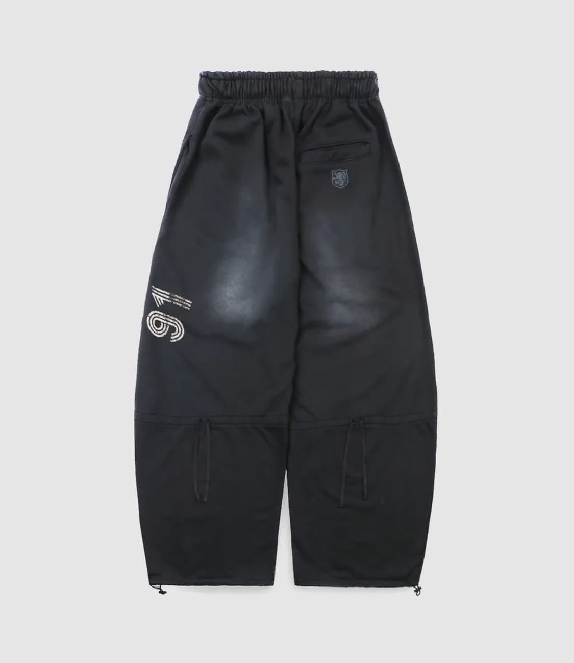 배드블러드 선 페이디드2 조거 - 블랙 상품이미지4