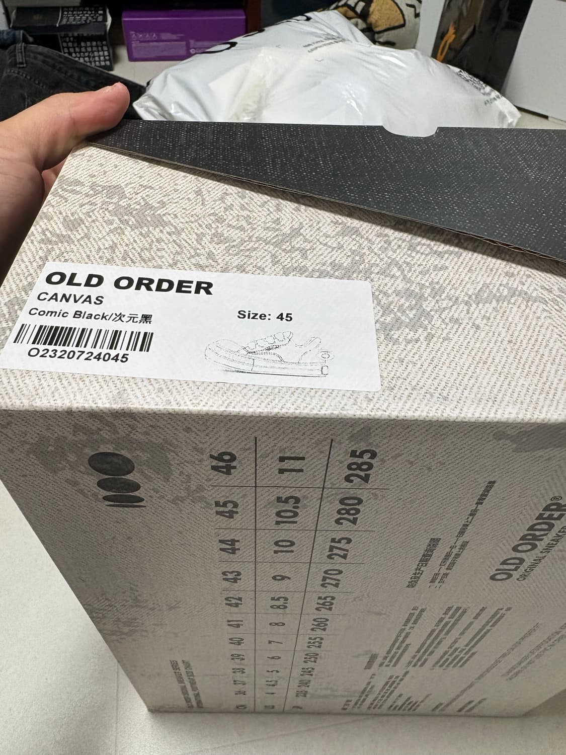 (280)올드오더 빅헤드 컨버스 블랙 45 상품이미지4