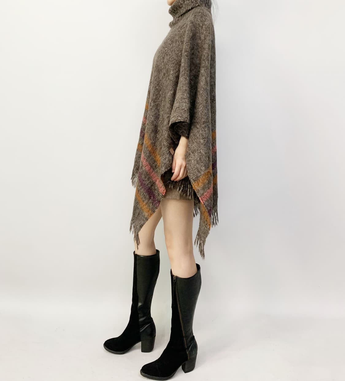 ROSIER 에스닉 니트 판초 케이프 상품이미지2