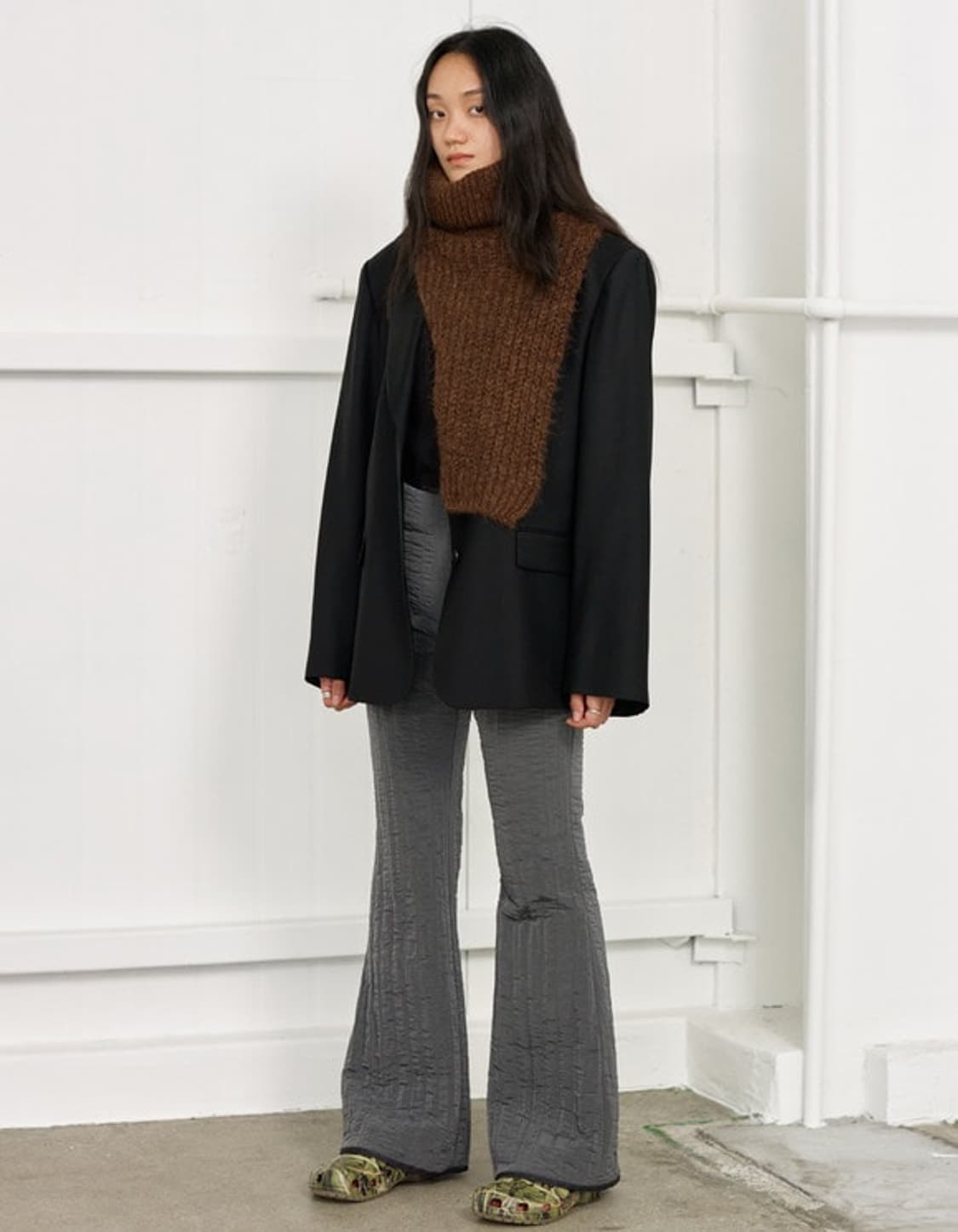 Seo 에스이오 패디드 팬츠 그레이 상품이미지2