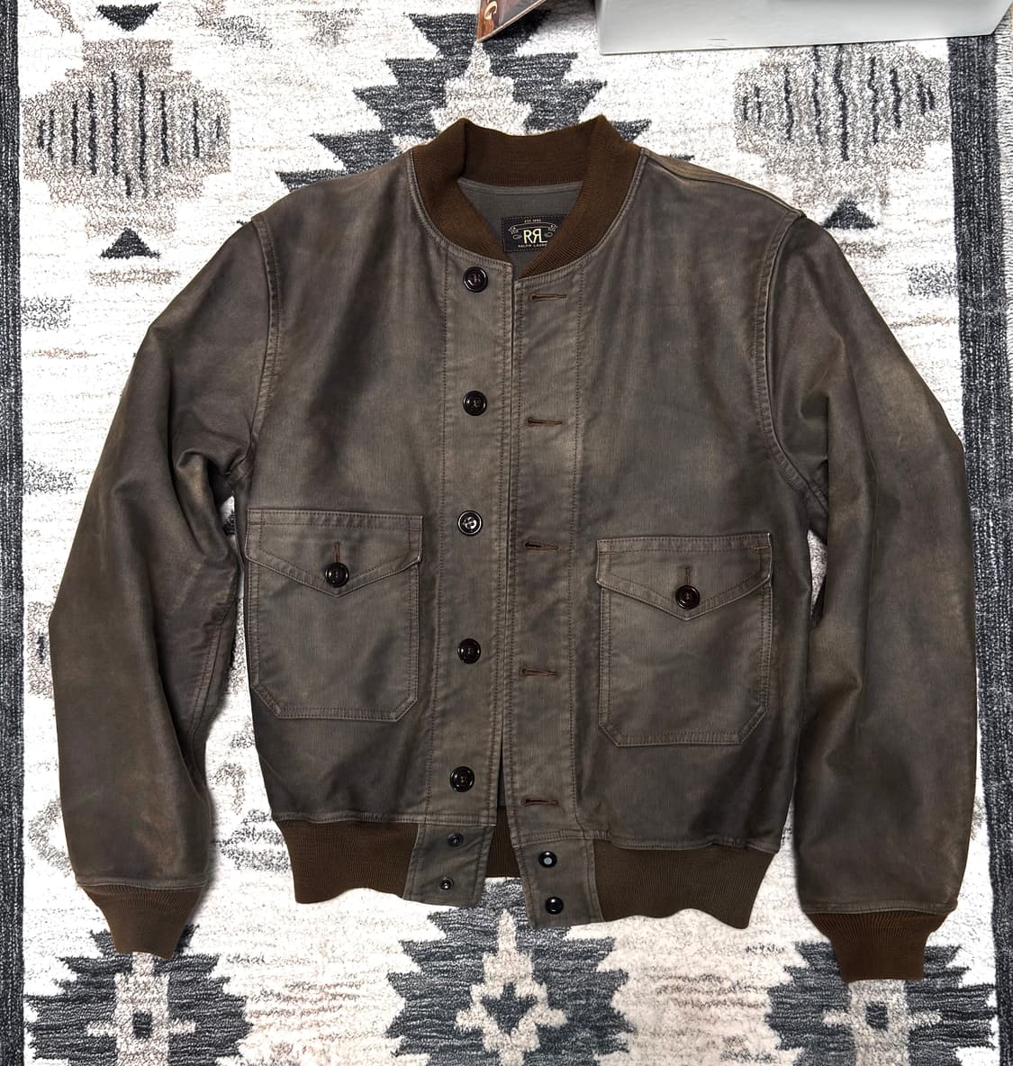 [M] RRL A-1 코튼 플라이트 자켓 상품이미지1