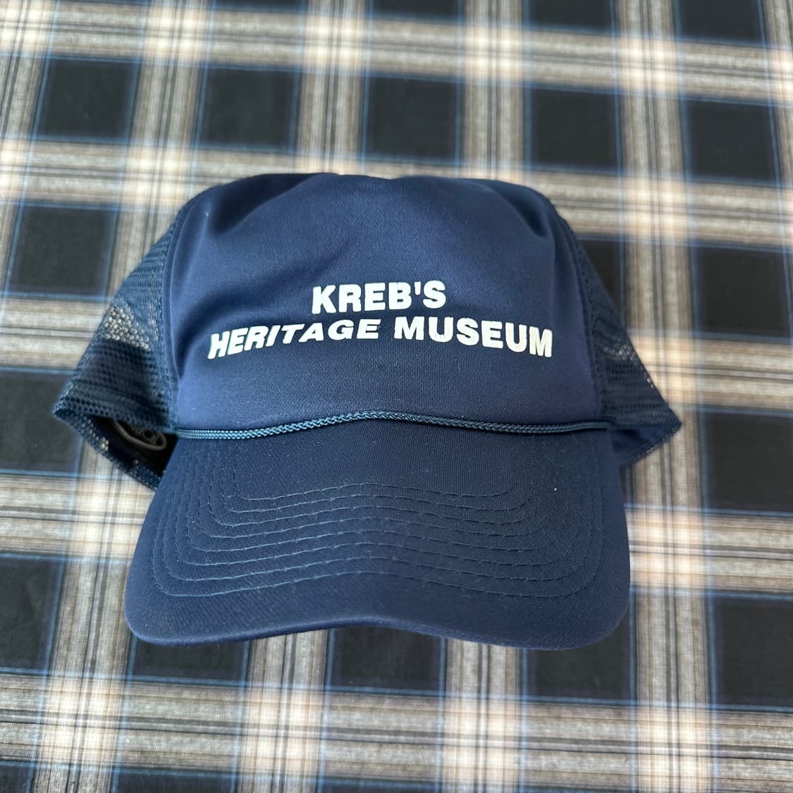KREB'S 헤리티지 뮤지엄 네이비 빈티지 메쉬캡 상품이미지3