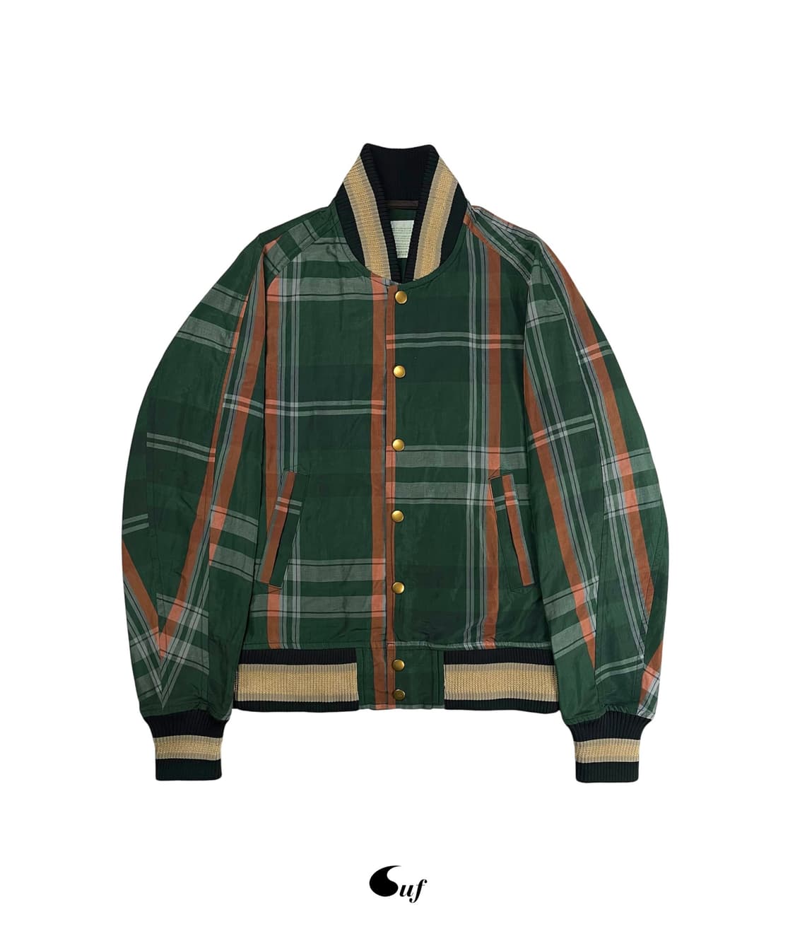 linen check blouson 상품이미지1