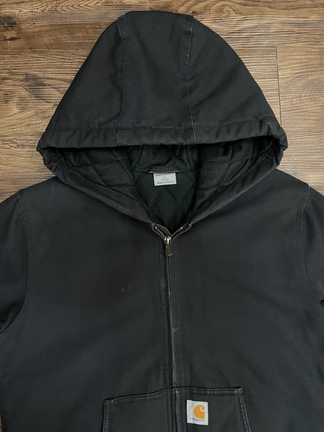 칼하트 여성 덕 액티브 자켓 블랙 상품이미지2