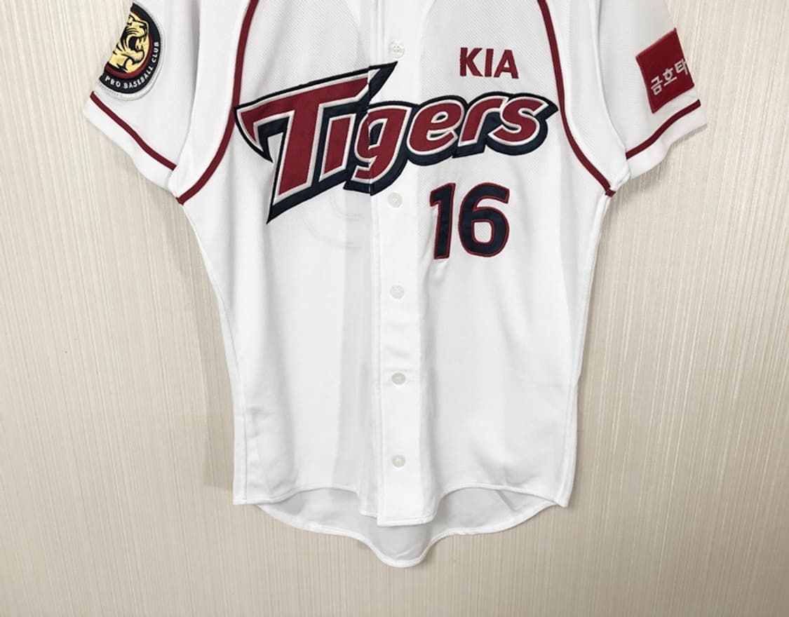 KBO 위팬 기아타이거즈 올드 홈유니폼/져지 100 #16 김주찬 상품이미지3