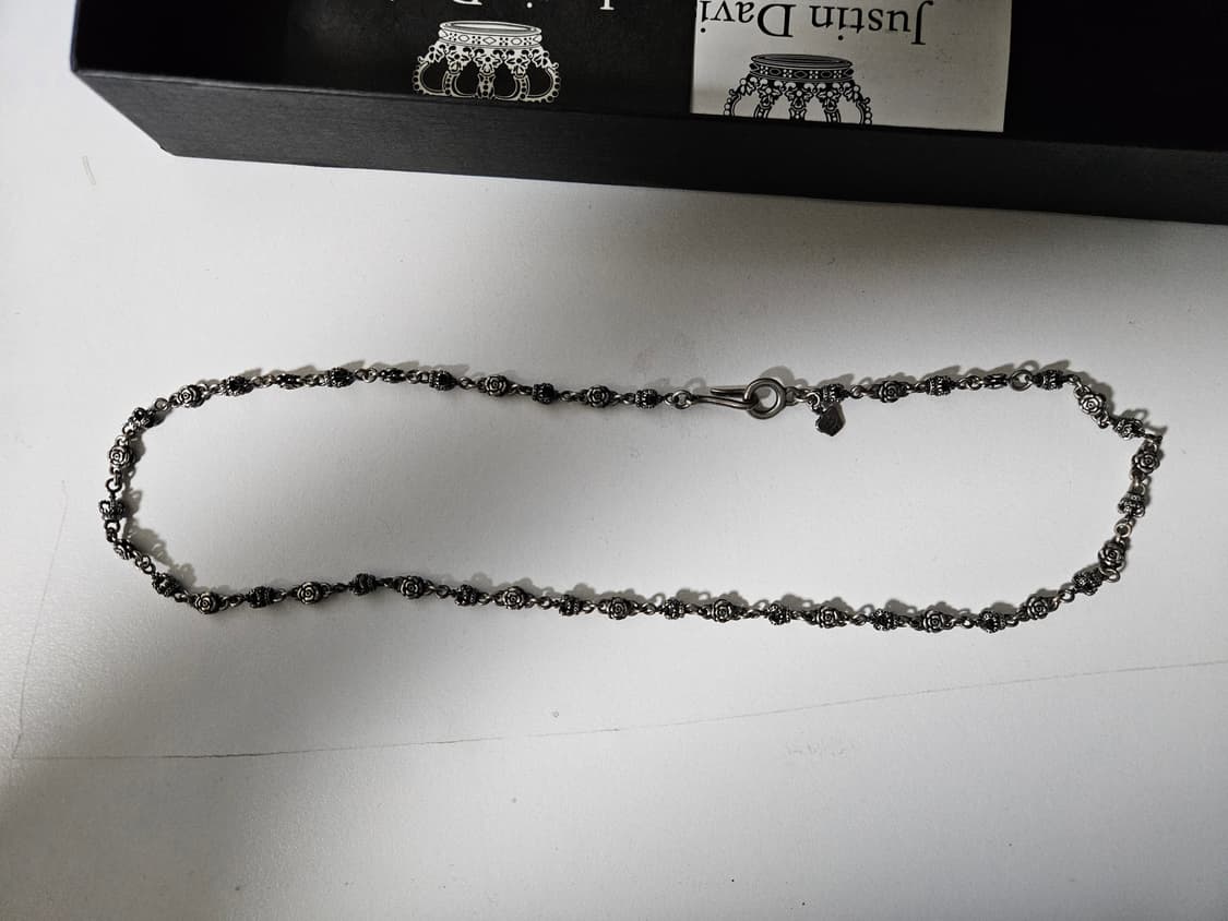 저스틴 데이비스 실버 목걸이 상품이미지4