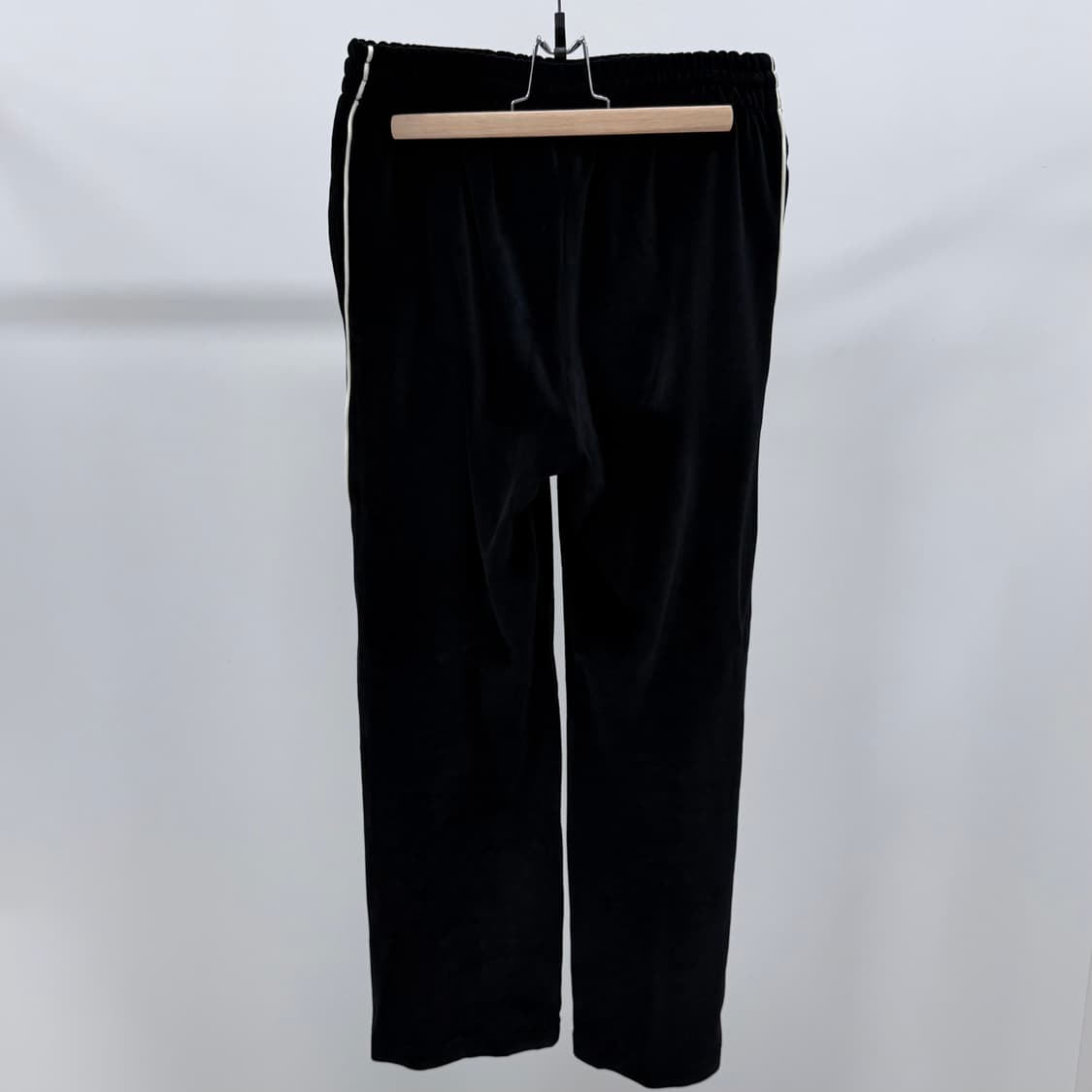 [2XL,M] 셀린느 트리오페 벨벳 트레이닝 집업 셋업 블랙 상품이미지6