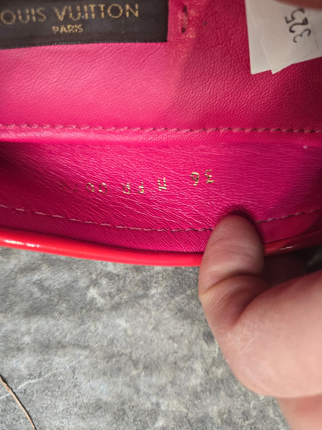 루이비통 (정품)페이턴트 로퍼 핑크여성 상품이미지7