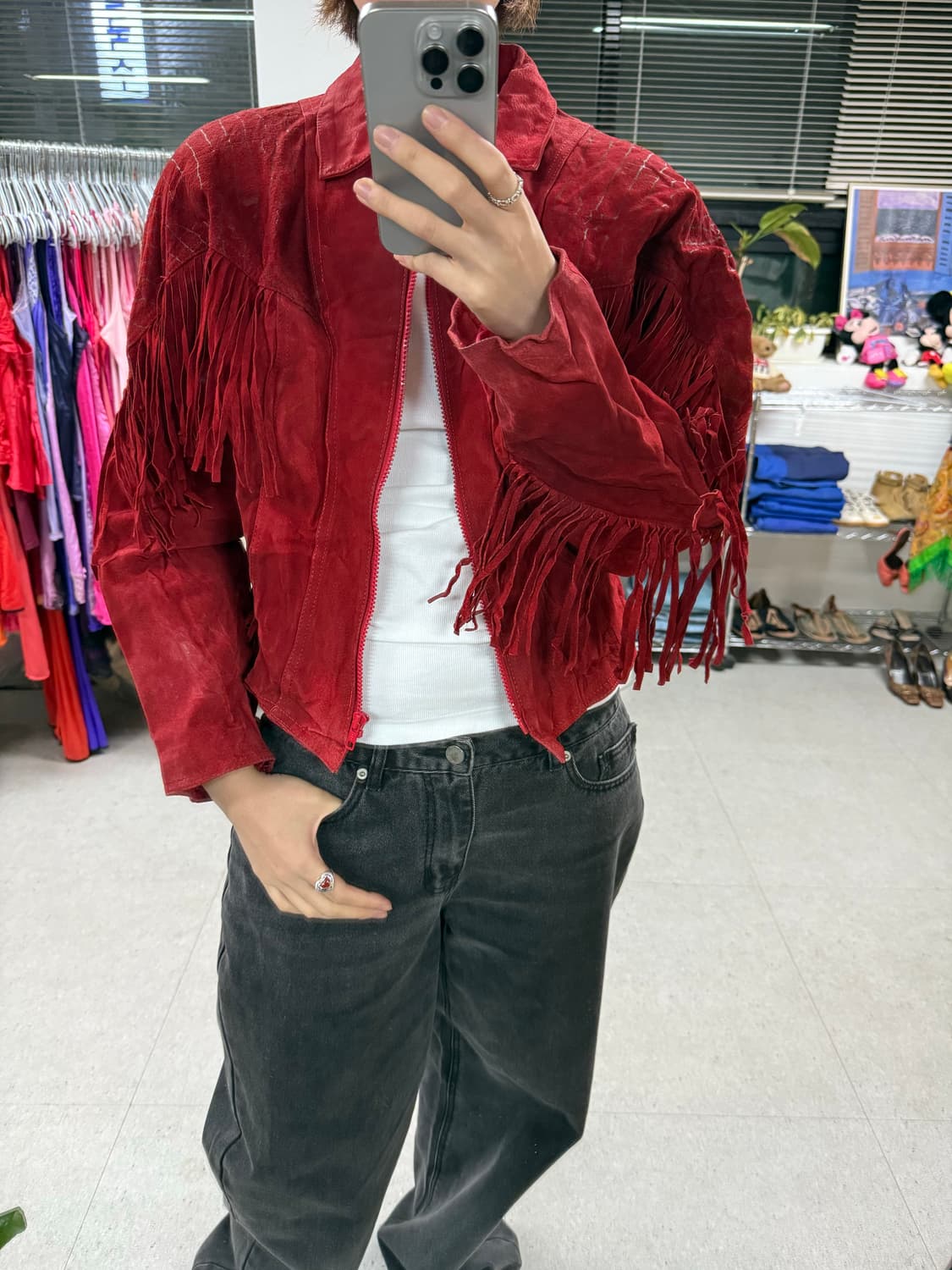 Vintage fringe jacket  프린지자켓 상품이미지2