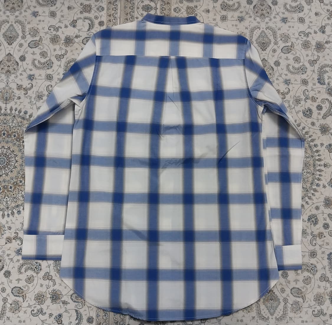 (새상품)FREAKS STORE 체크 헨리넥 셔츠 M 상품이미지2