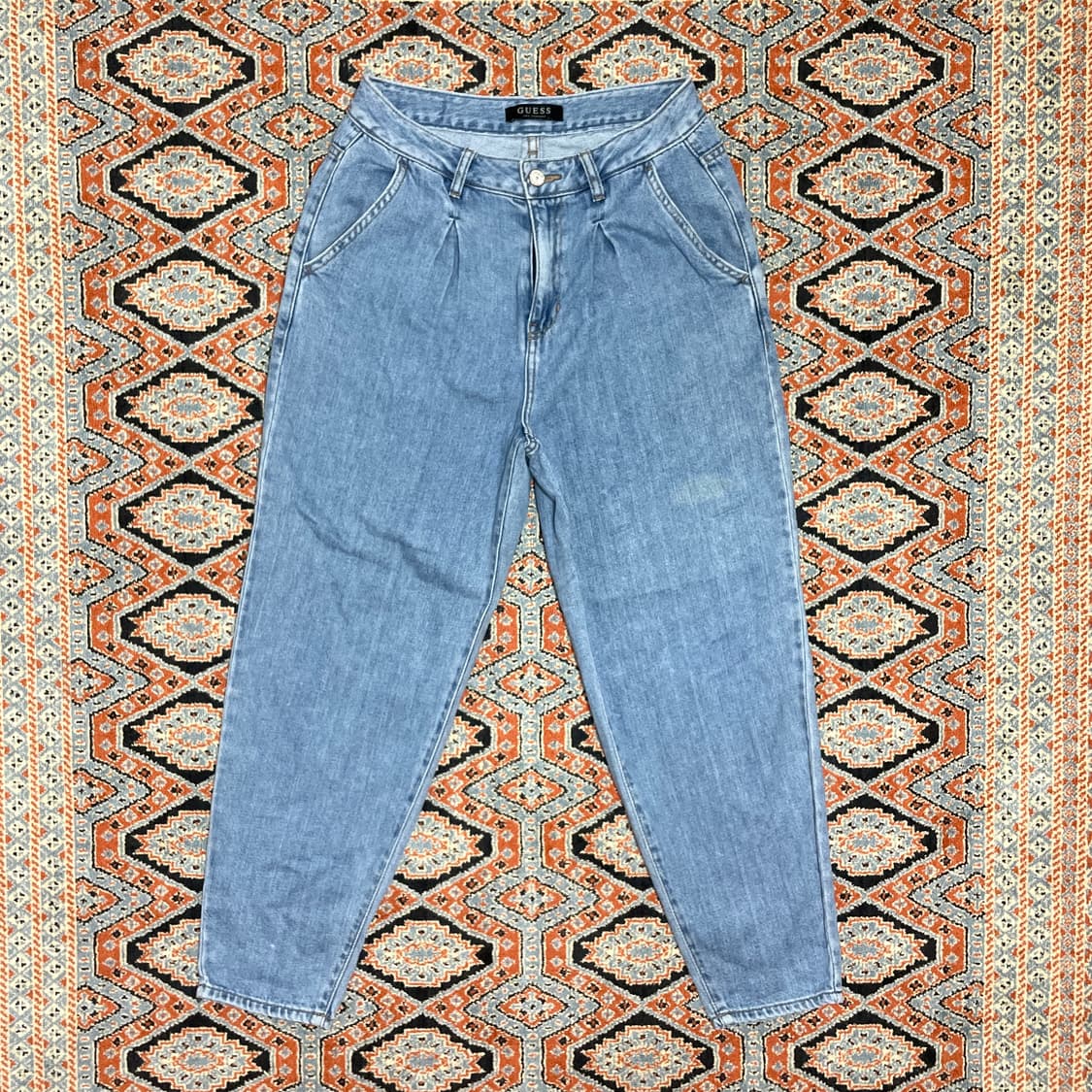 게스 연청 항아리 데님팬츠 여성27 상품이미지1