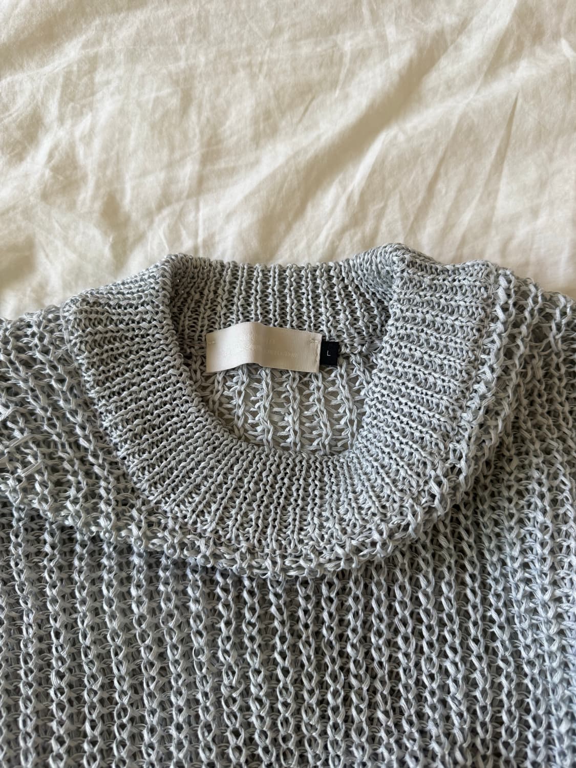 아모멘토 니티드 풀오버 블루L 상품이미지5