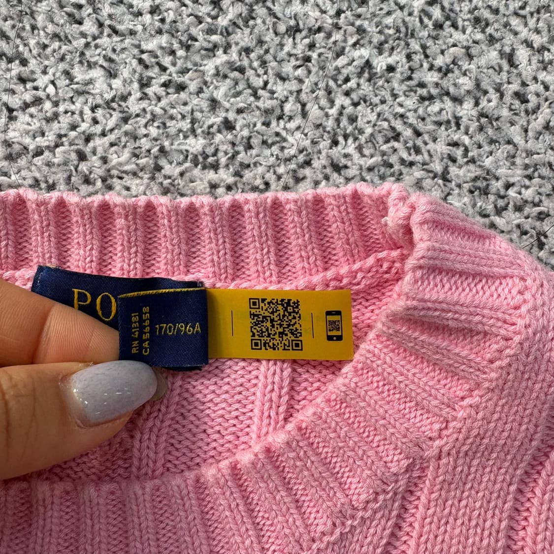 LG 폴로 여성 케이블 니트 반팔 0325J 상품이미지4