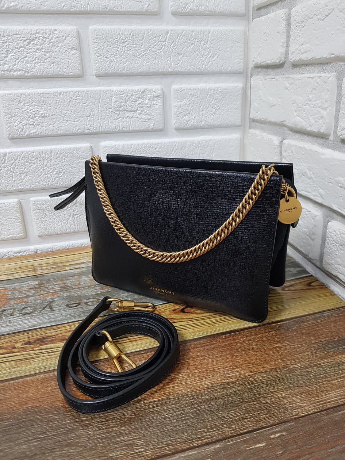 [정품] 지방시 체인 블랙 토트&숄더백 상품이미지1