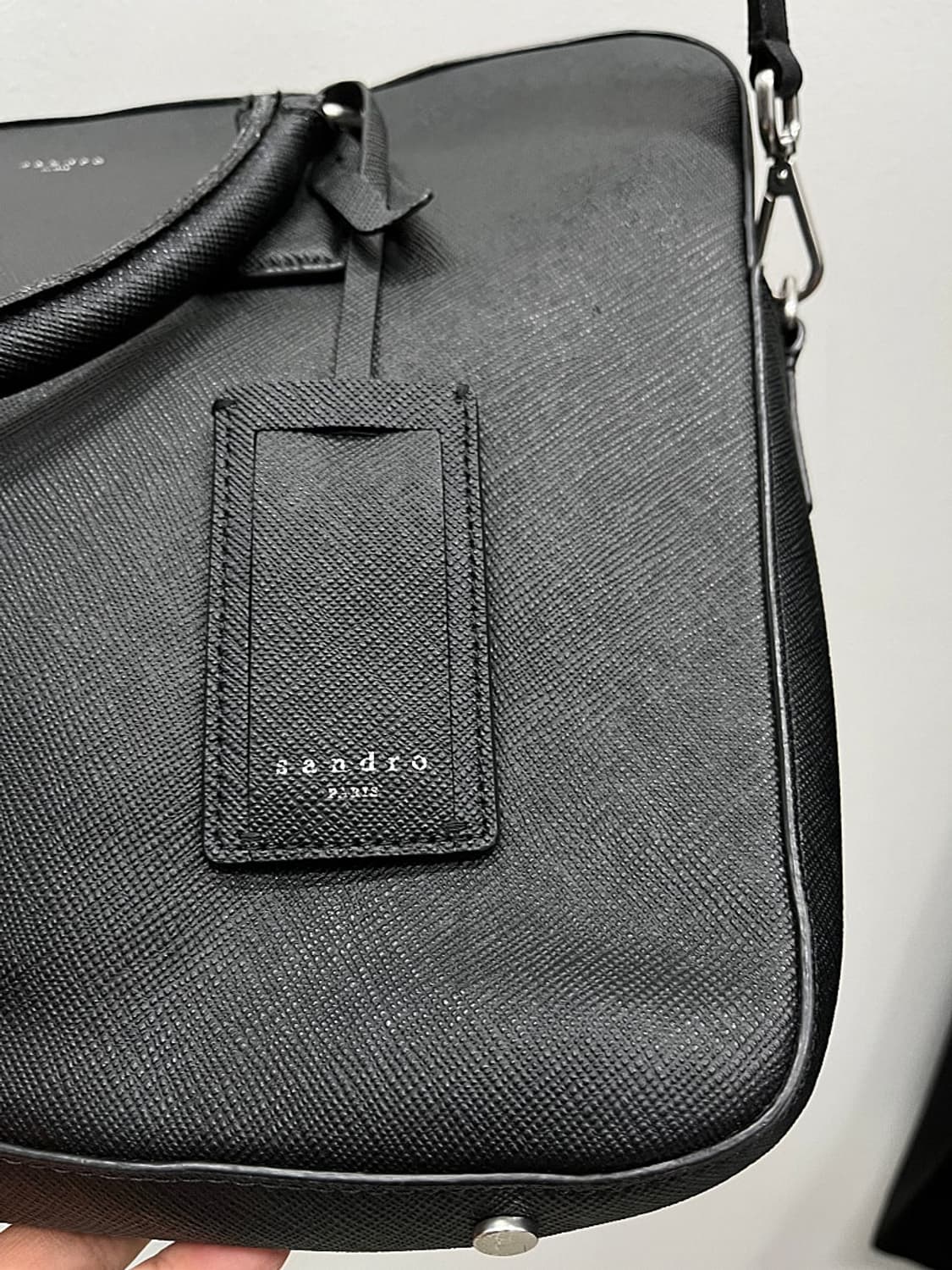 산드로 사피아노 레더 브리프케이스  상품이미지3