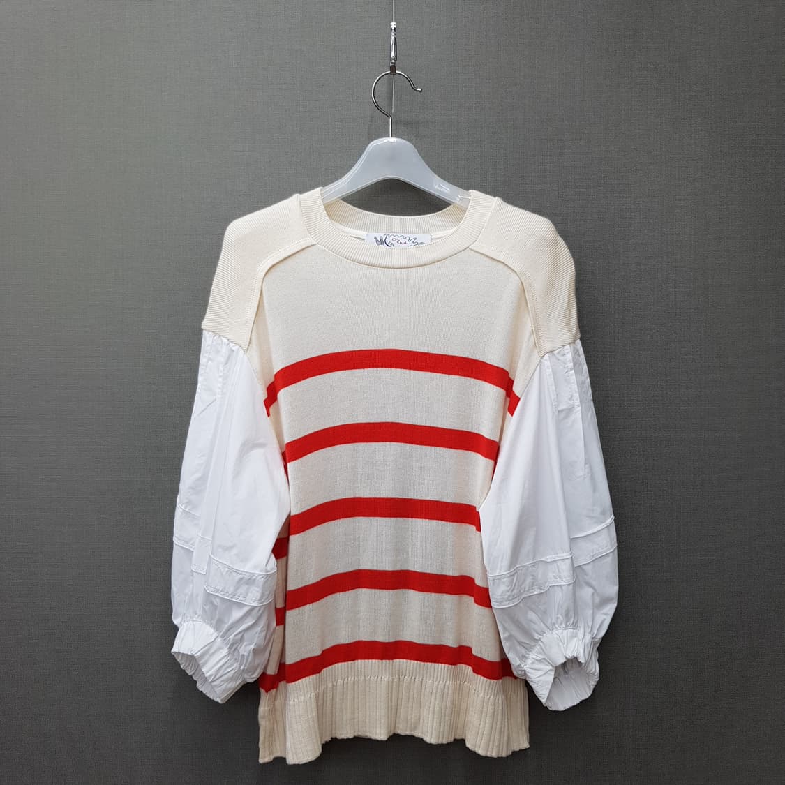 오즈세컨 2022 텍스처 블록 니트 76-90-155사이즈 상품이미지2