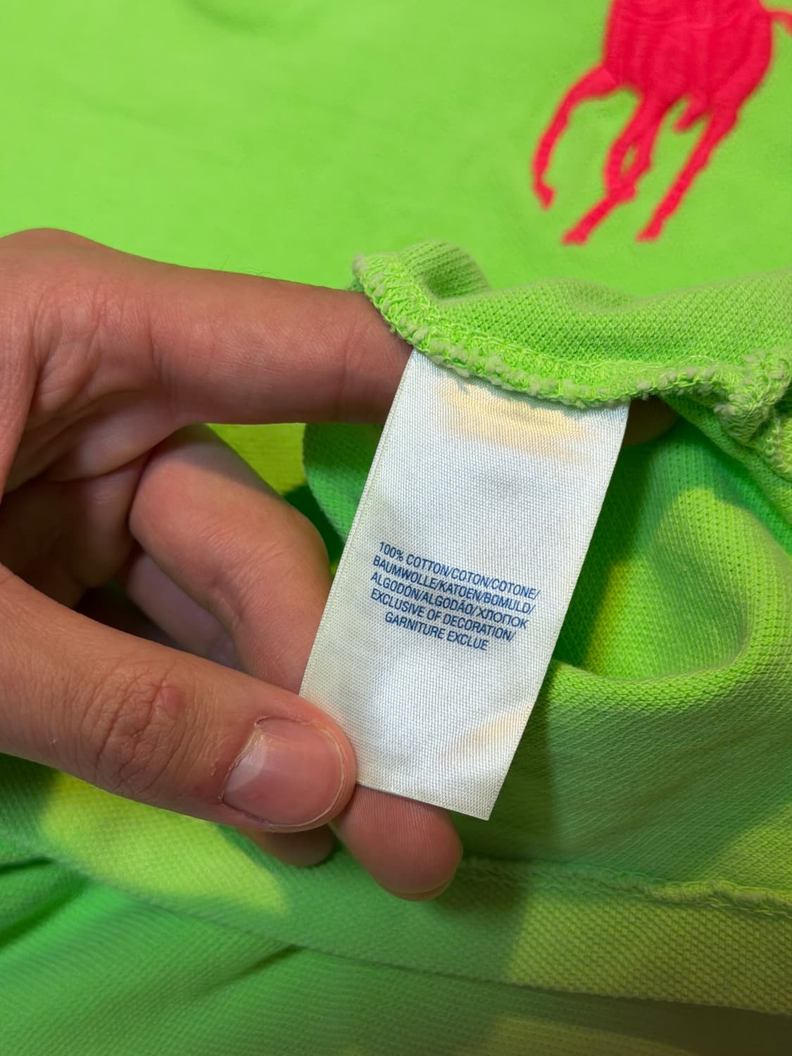 폴로 랄프로렌 빅포니 치프키프 카라티 라임 상품이미지4