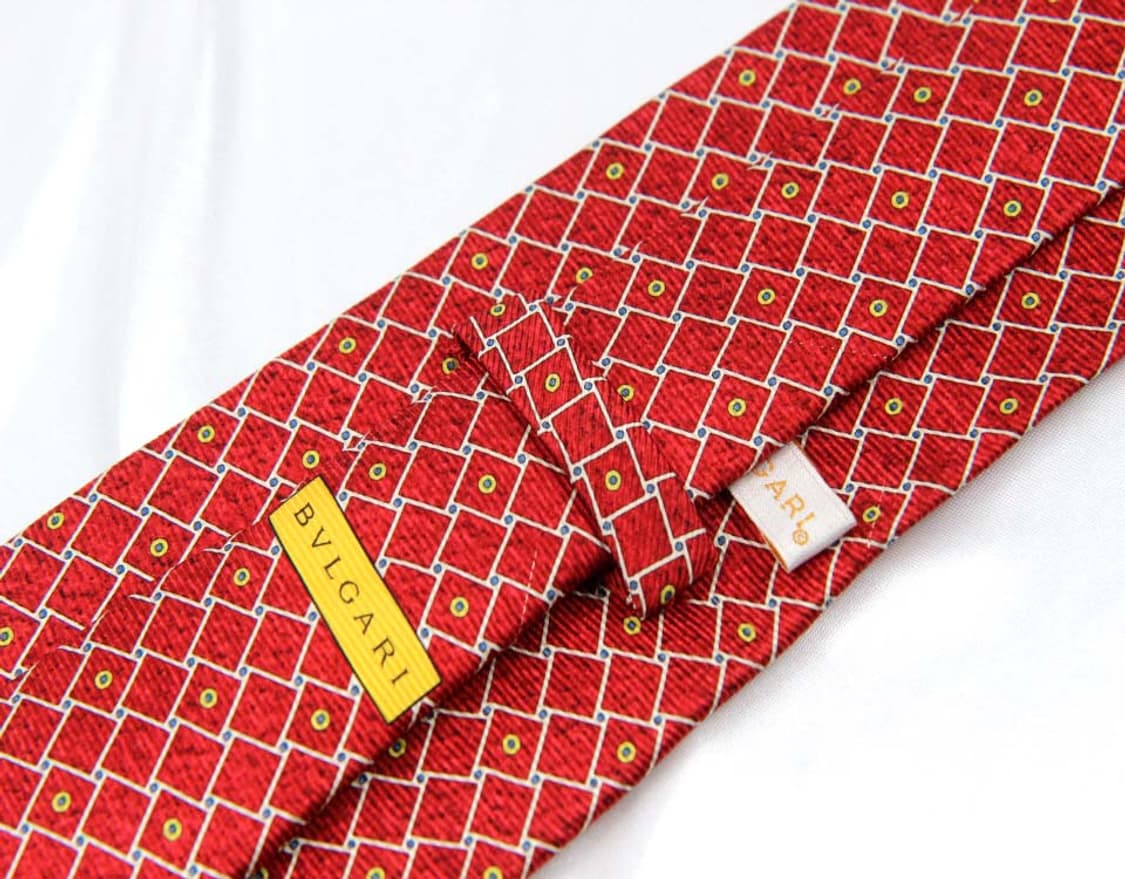 불가리 9.4cm A+등급 세븐폴더 남자 명품 넥타이 상품이미지3