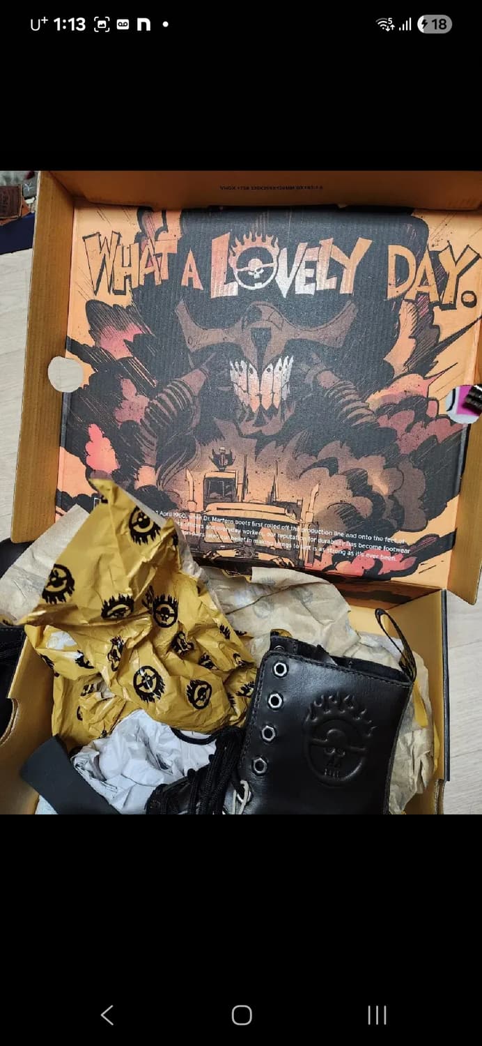 (새상품)닥터마틴 x MAD MAX 콜라보  부츠 구두 워커 매드맥스 상품이미지9