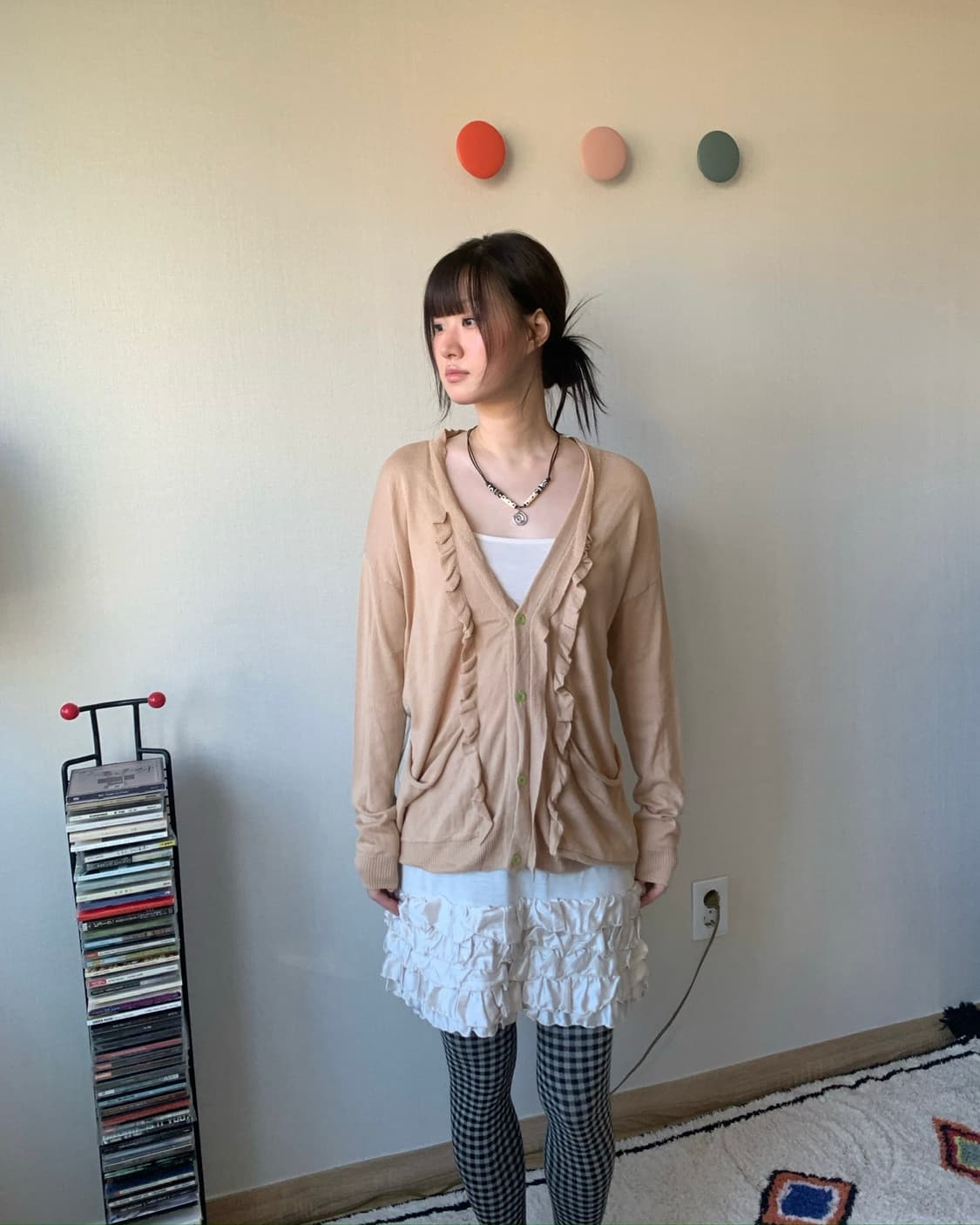 super hakka frill cardigan 상품이미지5