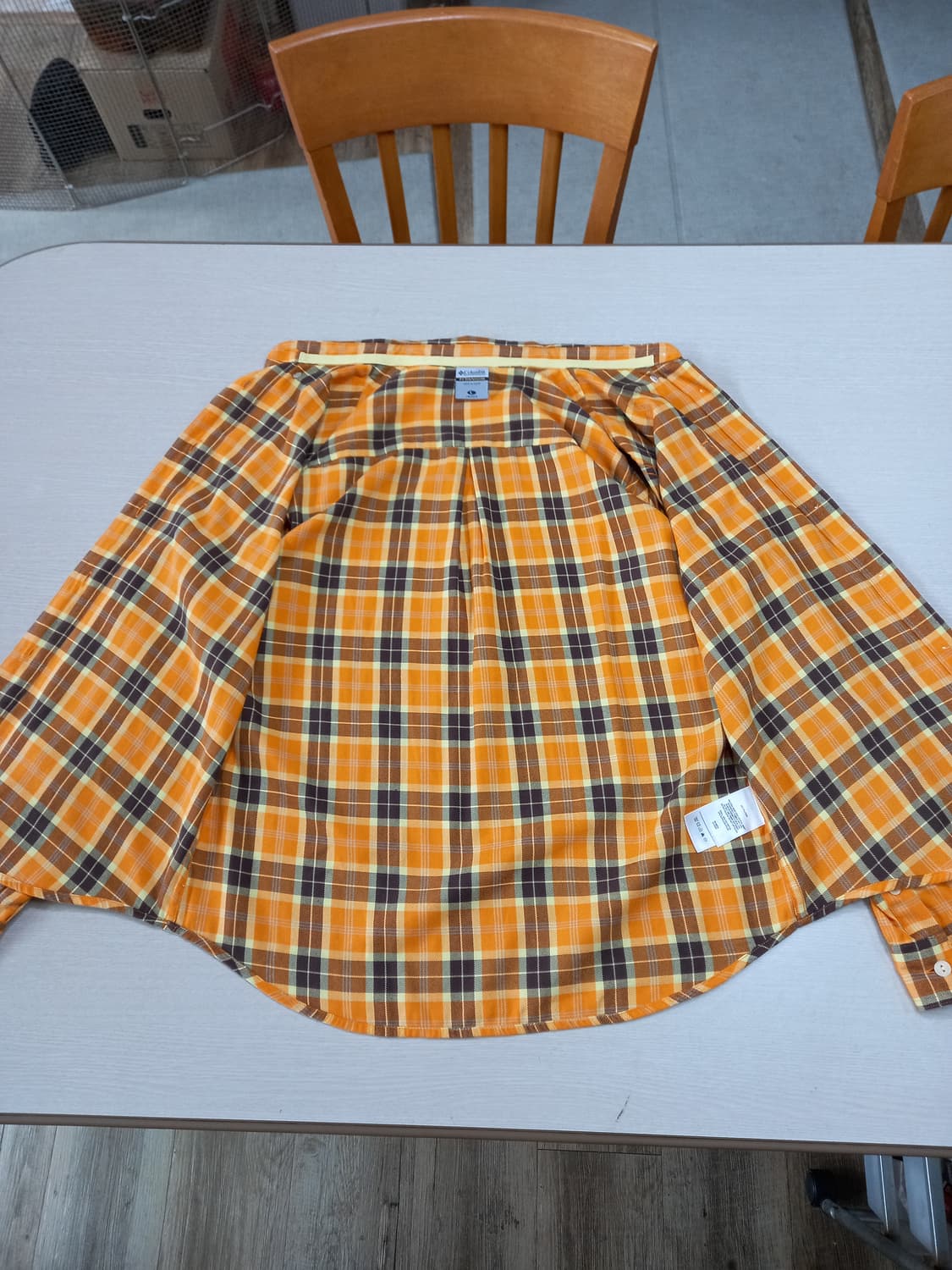 L100 Columbia 가을겨울용 여성 체크 셔츠 L-693 상품이미지6