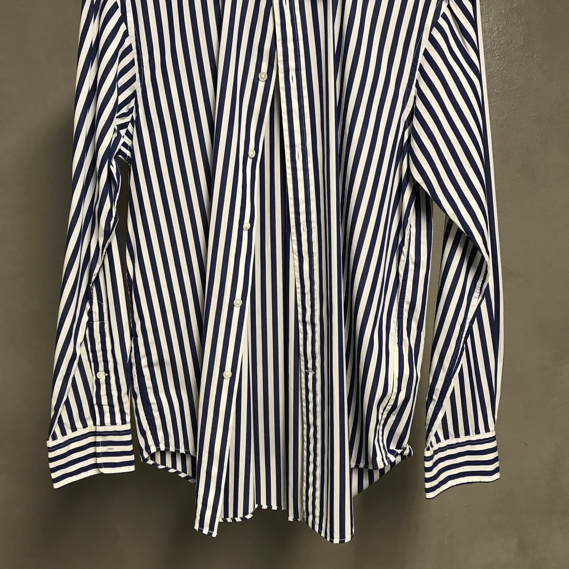 폴로 랄프로렌 스트라이프 셔츠 네이비 S 상품이미지3