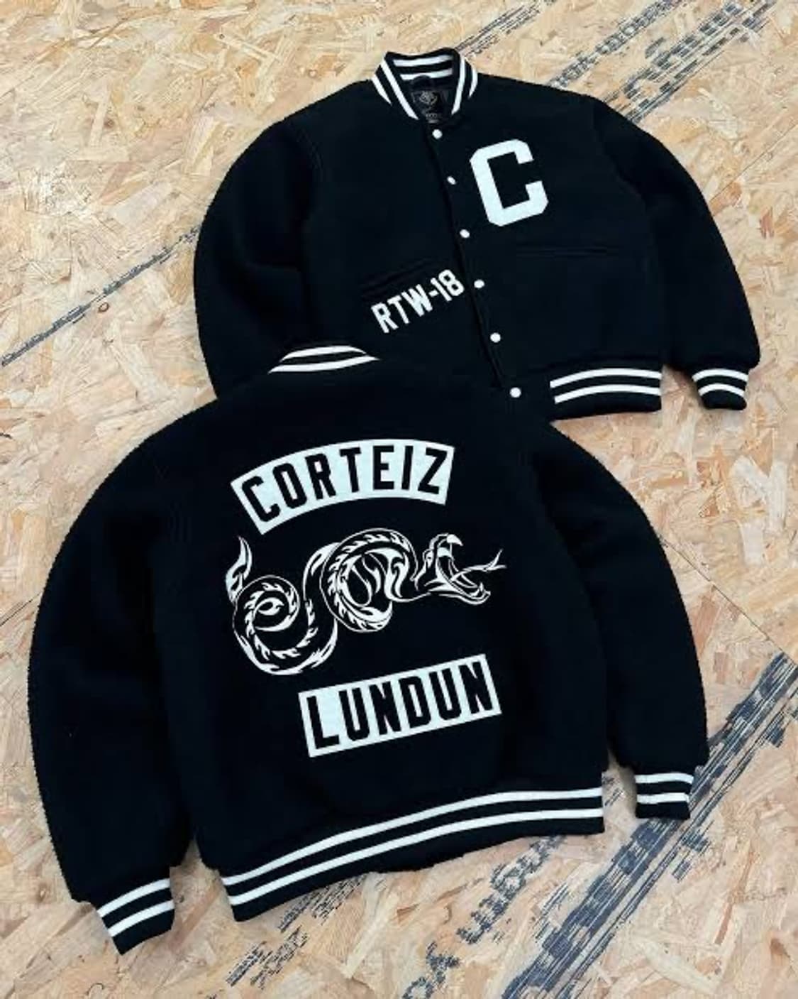 M) 코르테이즈 카센티노 울 바시티 자켓 블루종 스태디움 corteiz 상품이미지1