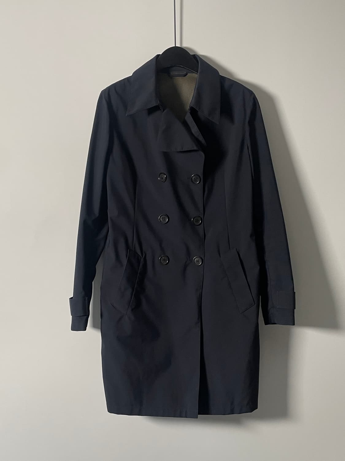 프라다 우먼스 벨티드 더블 트렌치 코트 (on.269) 상품이미지1