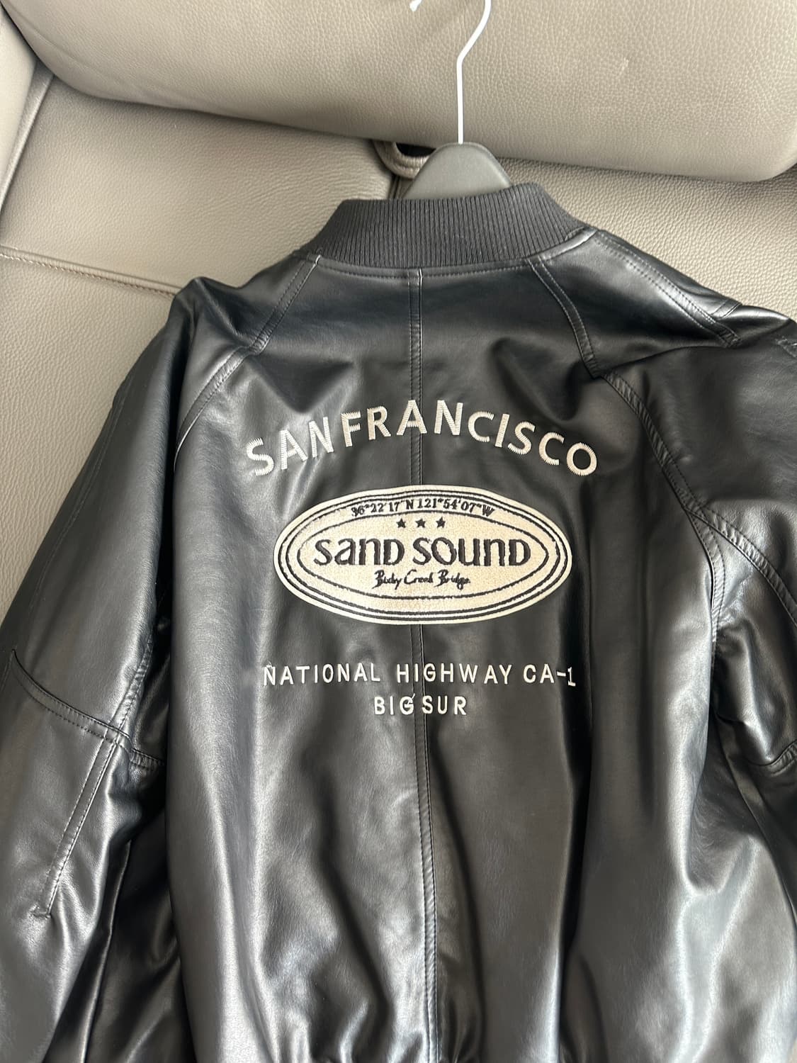 샌드사운드 레더점퍼 상품이미지4