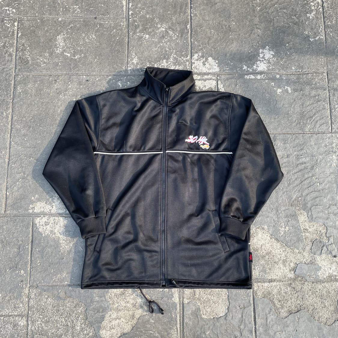 90s SOHK 심볼 빅로고 올드스쿨 힙합 져지 스트릿 트랙탑 자켓 M 상품이미지4