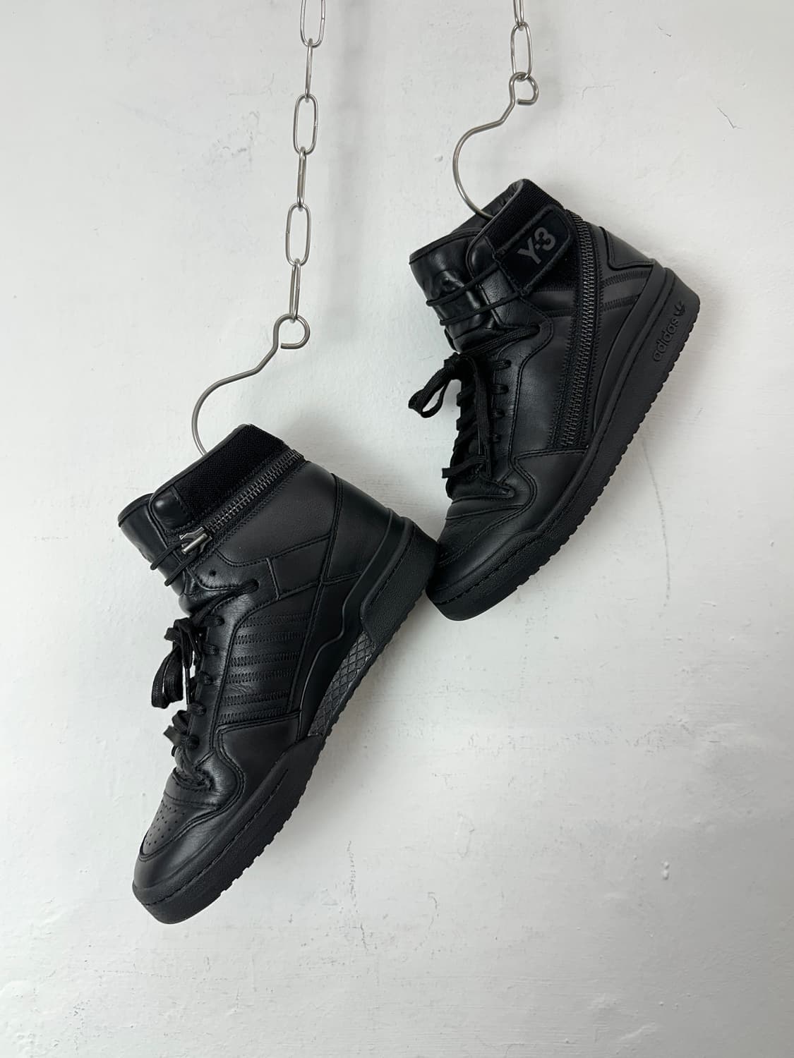 Y-3 Adidas Forum High Triple Black High  상품이미지3