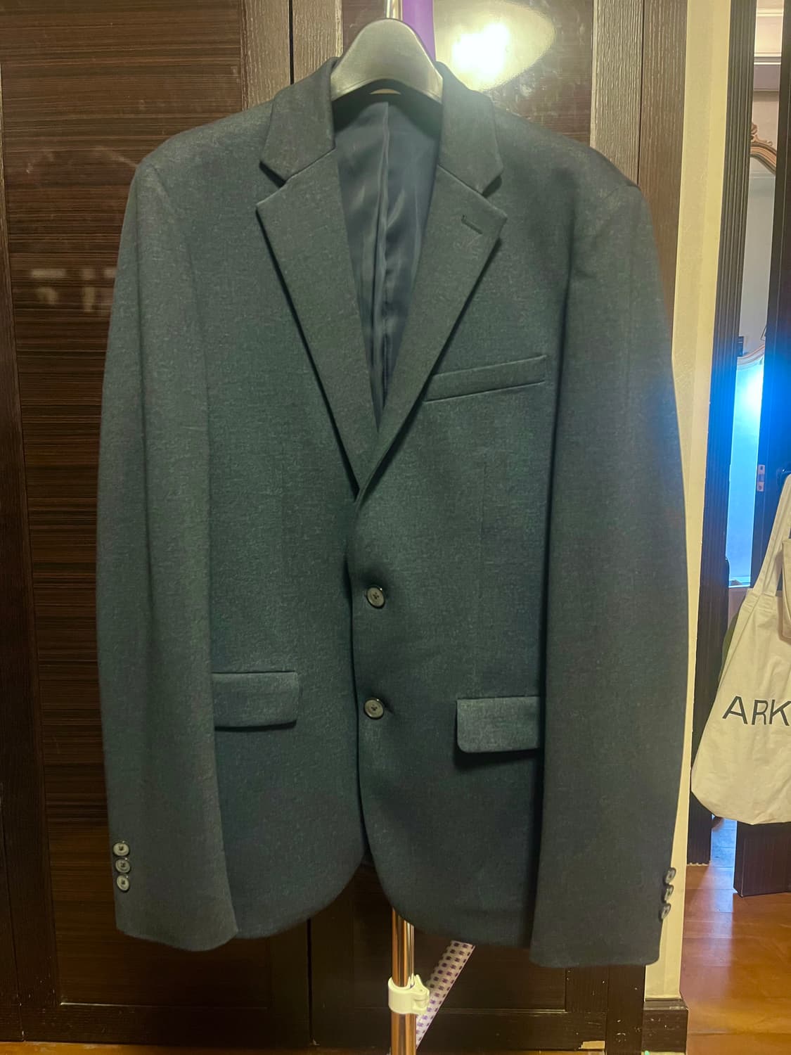 [남성95]크리스크리스티 차콜블레이저 상품이미지1