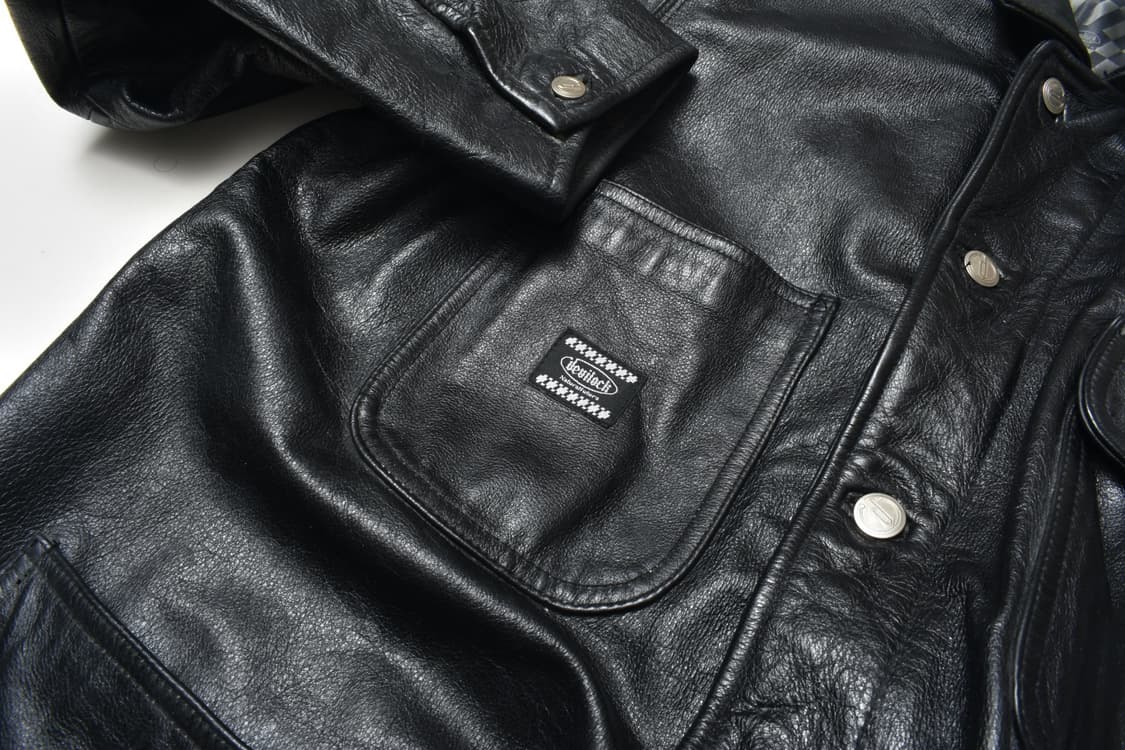 00s 데빌록 devilrock 레더 가죽 자켓 카코트 xl  상품이미지7