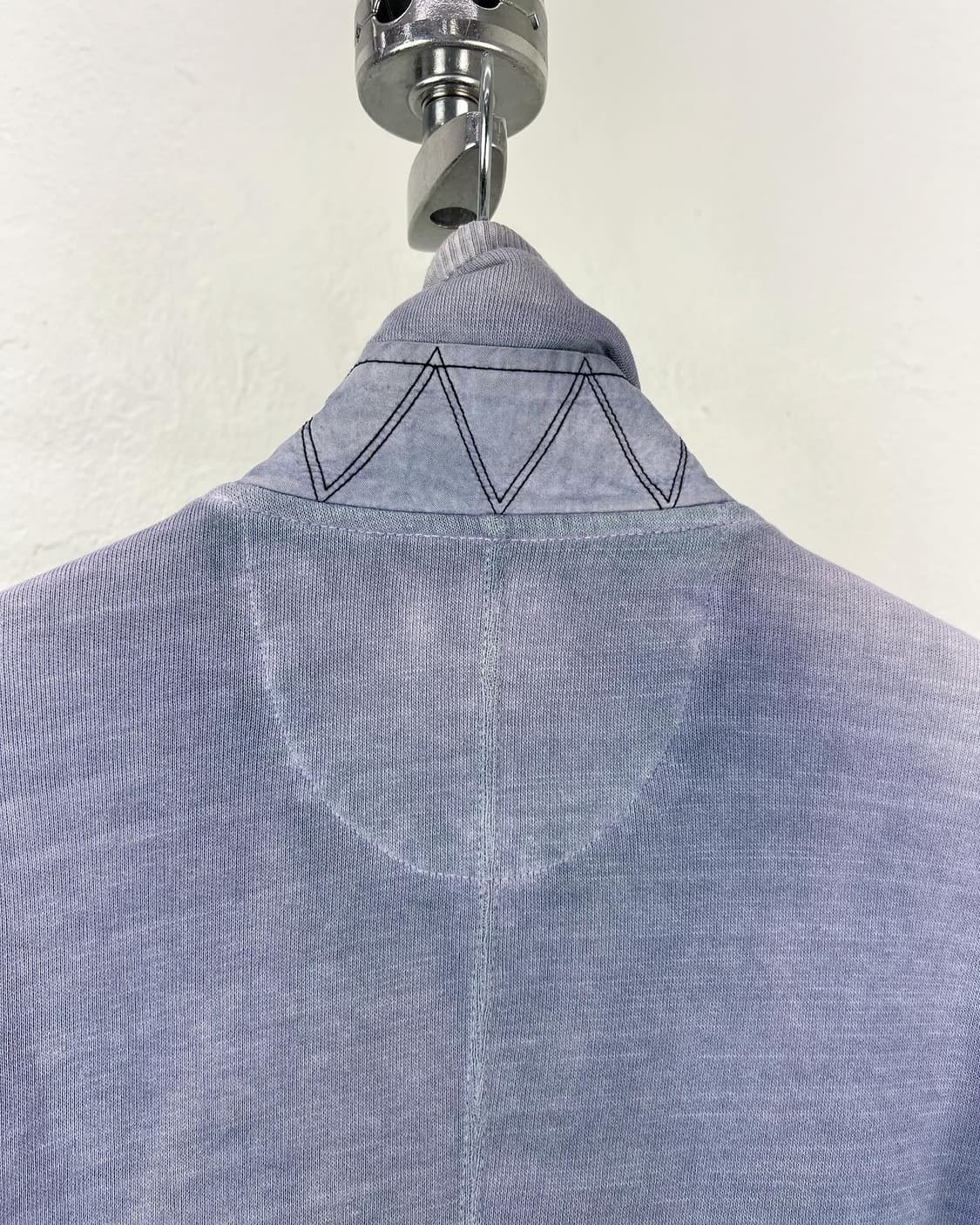 디젤 딥블루 워시드 로고 코튼 집업 상품이미지7